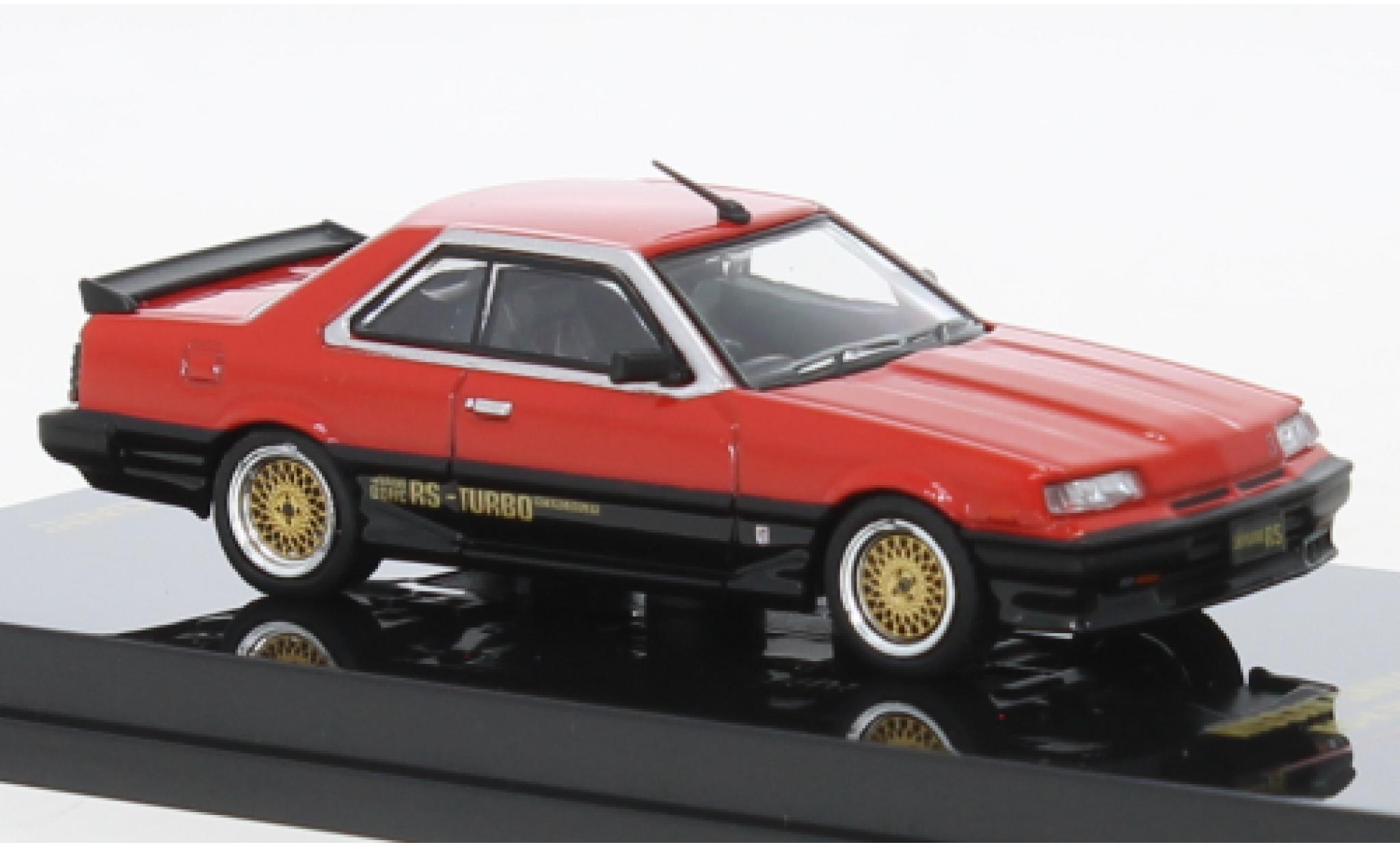 Nissan Skyline 1/64 INNO64 2000 RS-X Turbo (DR30) rood/zwart RHD modelauto