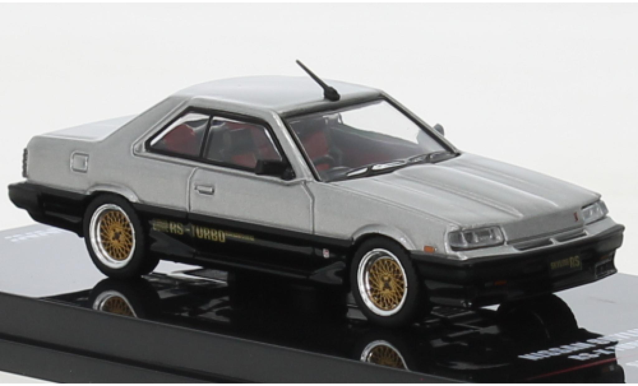 Nissan Skyline 1/64 INNO64 2000 RS-X Turbo (DR30) grijs/zwart RHD modelauto