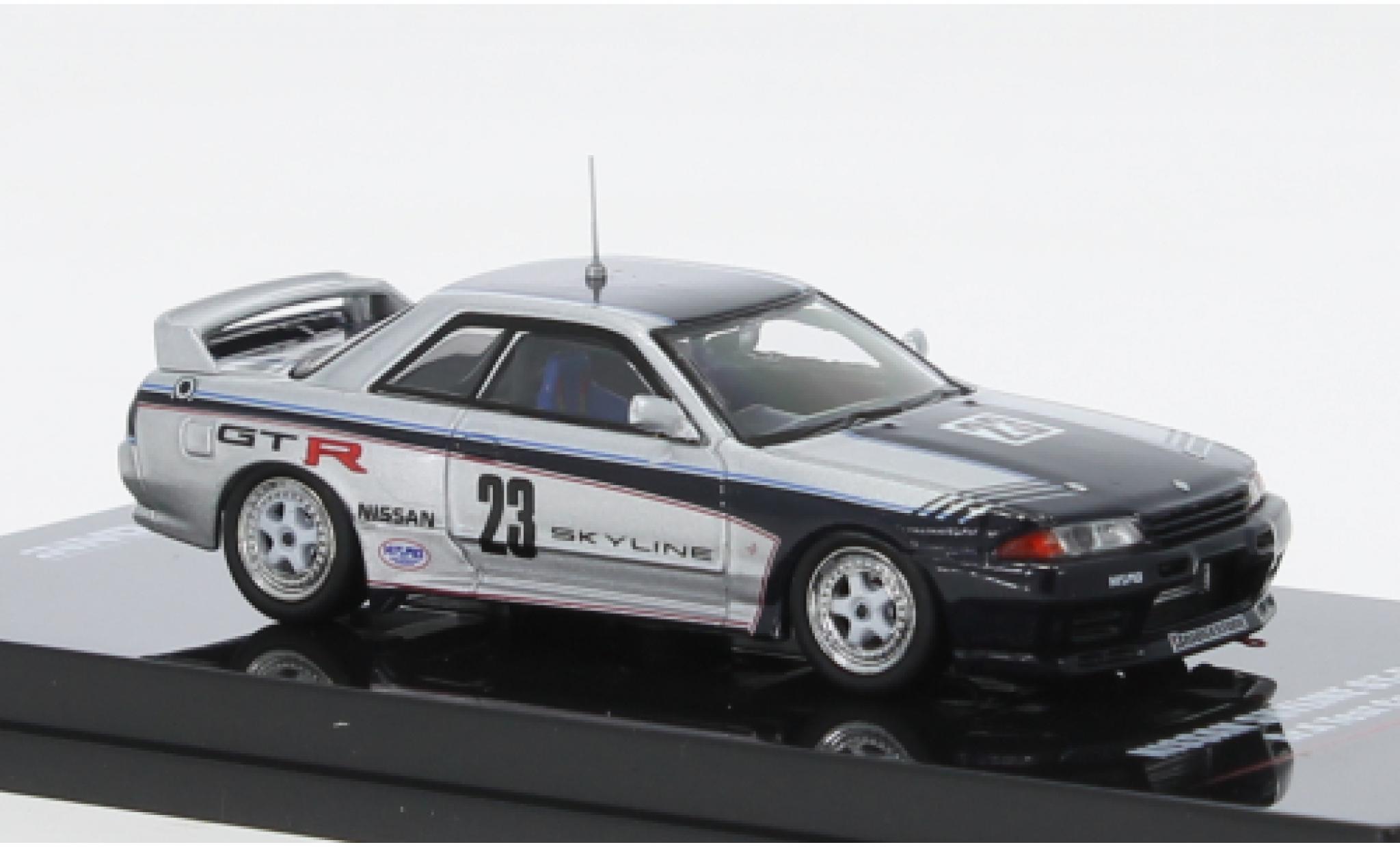 Nissan Skyline 1/64 INNO64 GT-R (R32) Gr.A d/blauw fonc&eacute; RHD modelauto