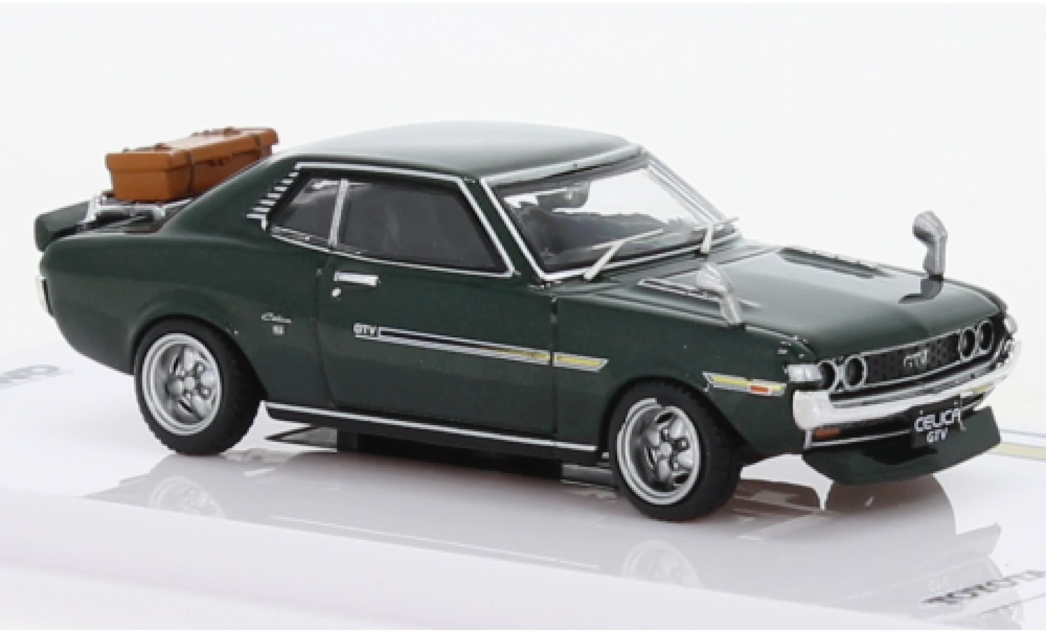 Toyota Celica 1/64 INNO64 1600 GTV (TA22) groen RHD modelauto