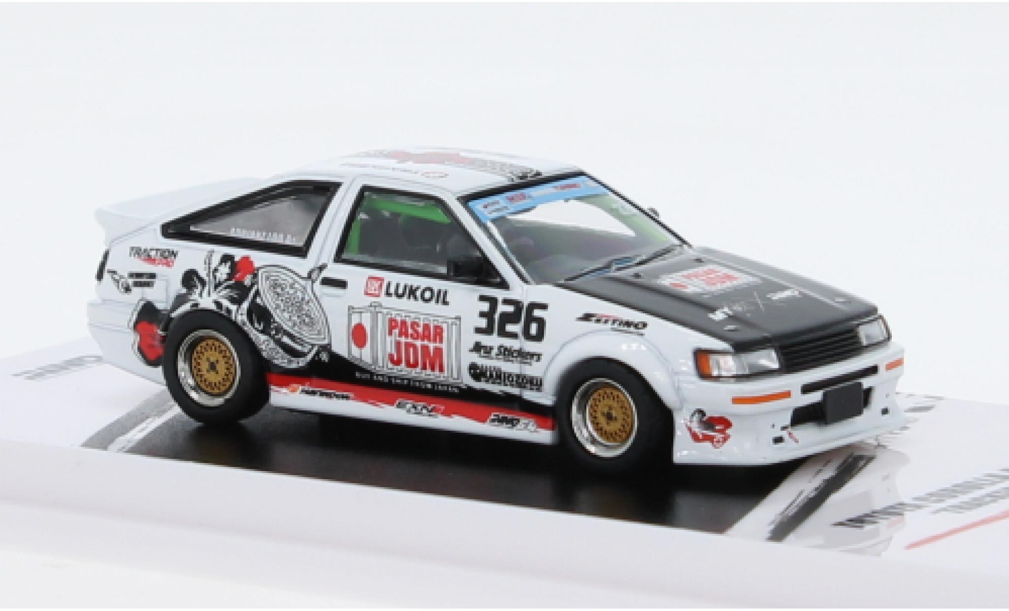 Toyota Corolla 1/64 INNO64 Levin (AE86) RHD Trackerz Racing modelauto