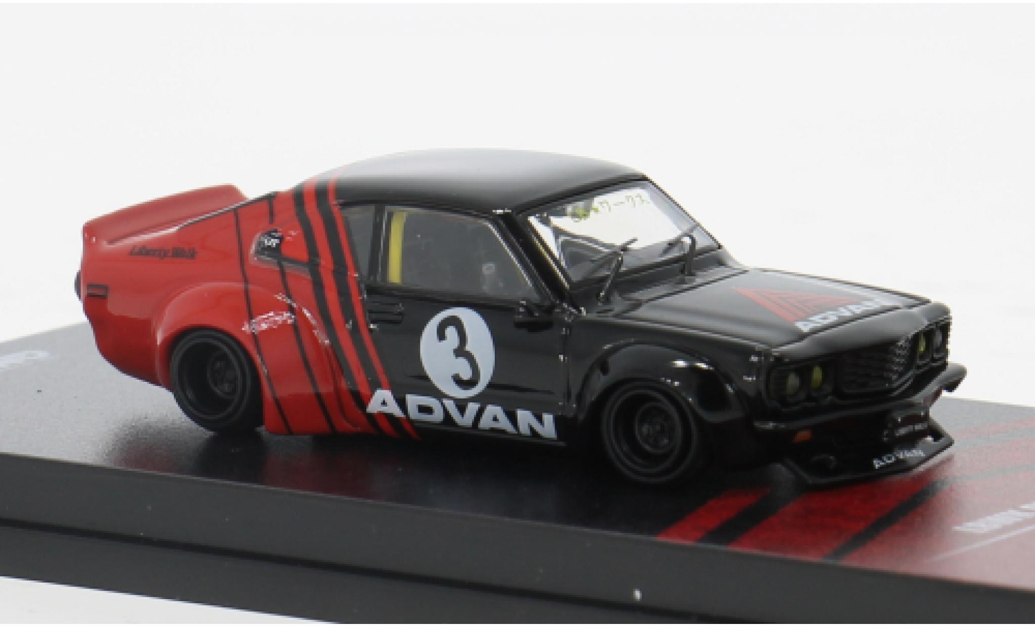 Mazda RX3 1/64 INNO64 Savanna Advan Livery 1:64 modelauto