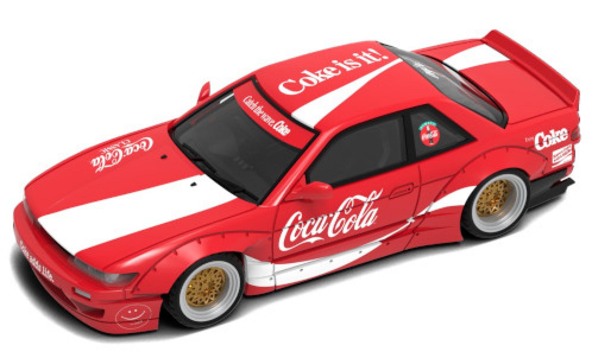 Nissan Silvia 1/64 INNO64 (S13) Rocket Bunny V2 RHD Coca-Cola modelauto