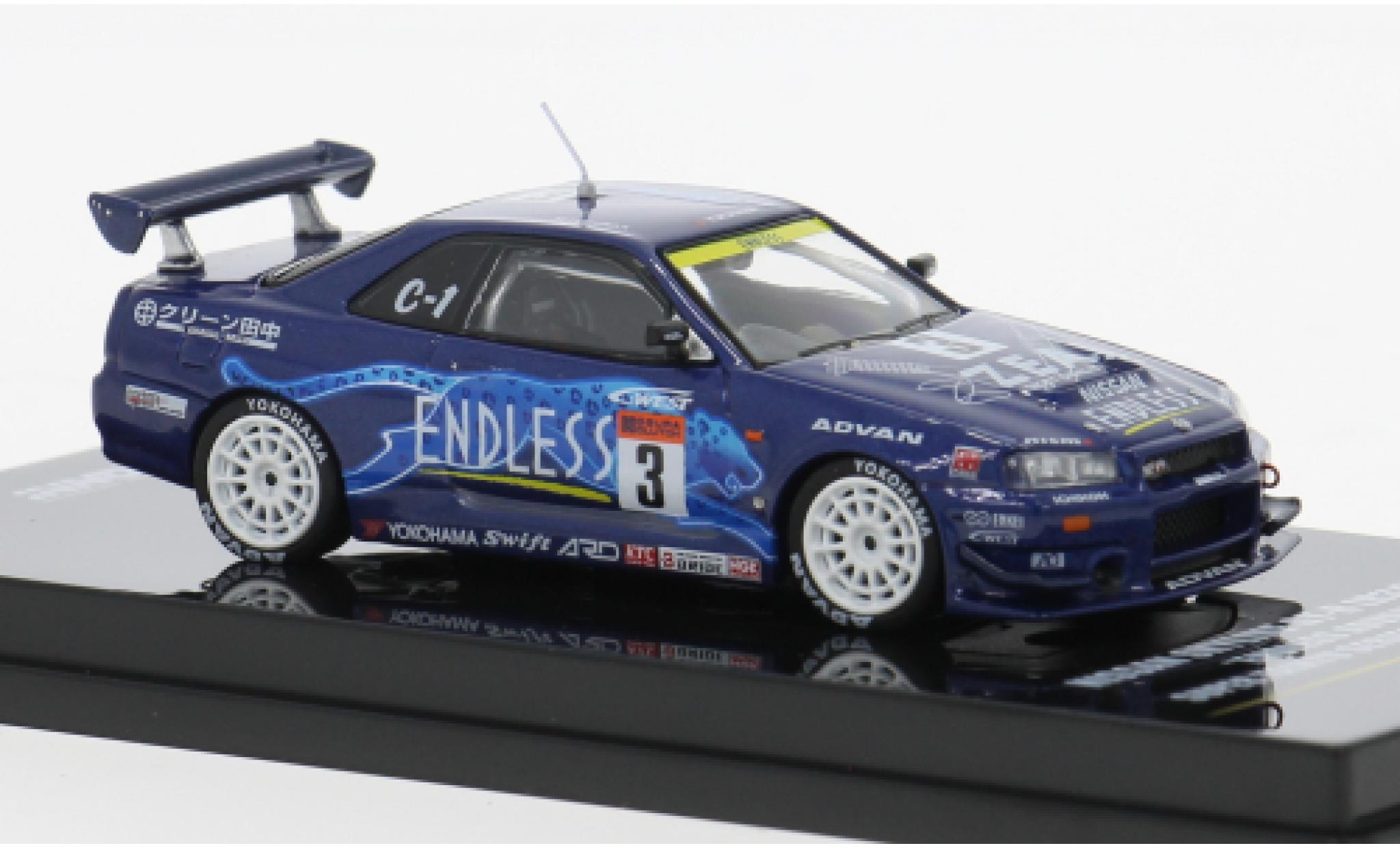 Nissan Skyline 1/64 INNO64 GTR (R34) Super Taikyu 2002 Endless Advan #3 1:64 modelauto