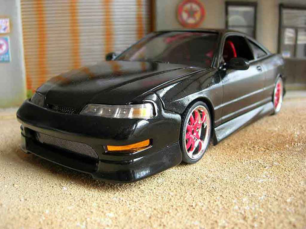 Honda Integra Type R 1/18 Hot Wheels Type R jdm zwart modelauto