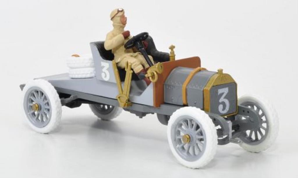 Itala Targa 1/43 STF Florio No.3 grijs1906 A.Cagno 1907 modelauto