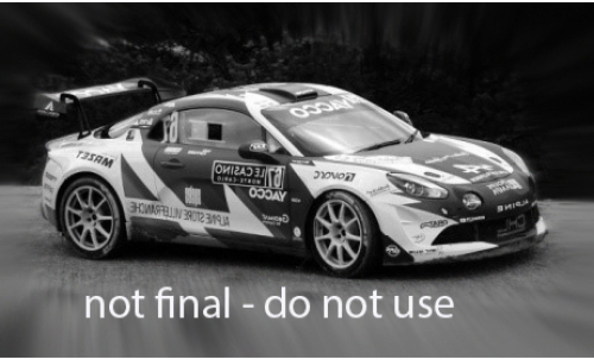 Alpine A110 1/43 IXO RGT WRC Rally Monte Carlo 2025 #67 1:43 modelauto