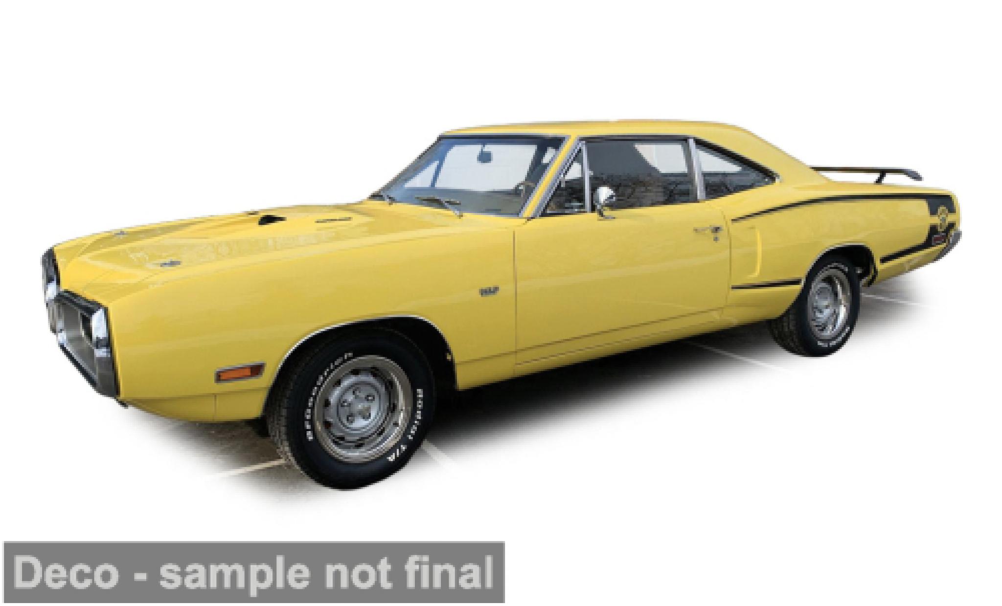 Dodge Coronet 1/43 IXO America Super Bee geel 1970 1:43 modelauto