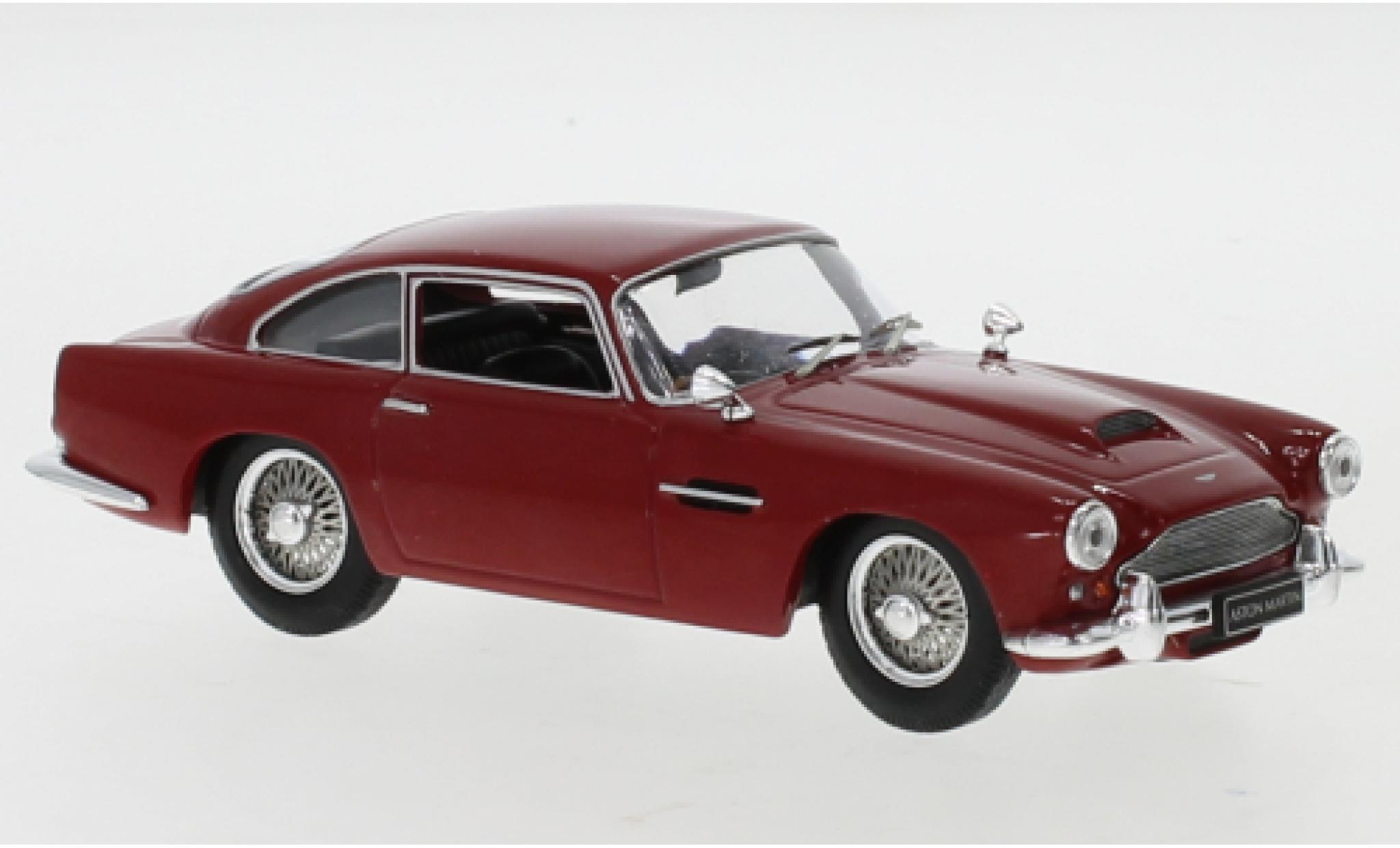 Aston Martin DB4 1/43 IXO Coupe rood RHD 1958 modelauto
