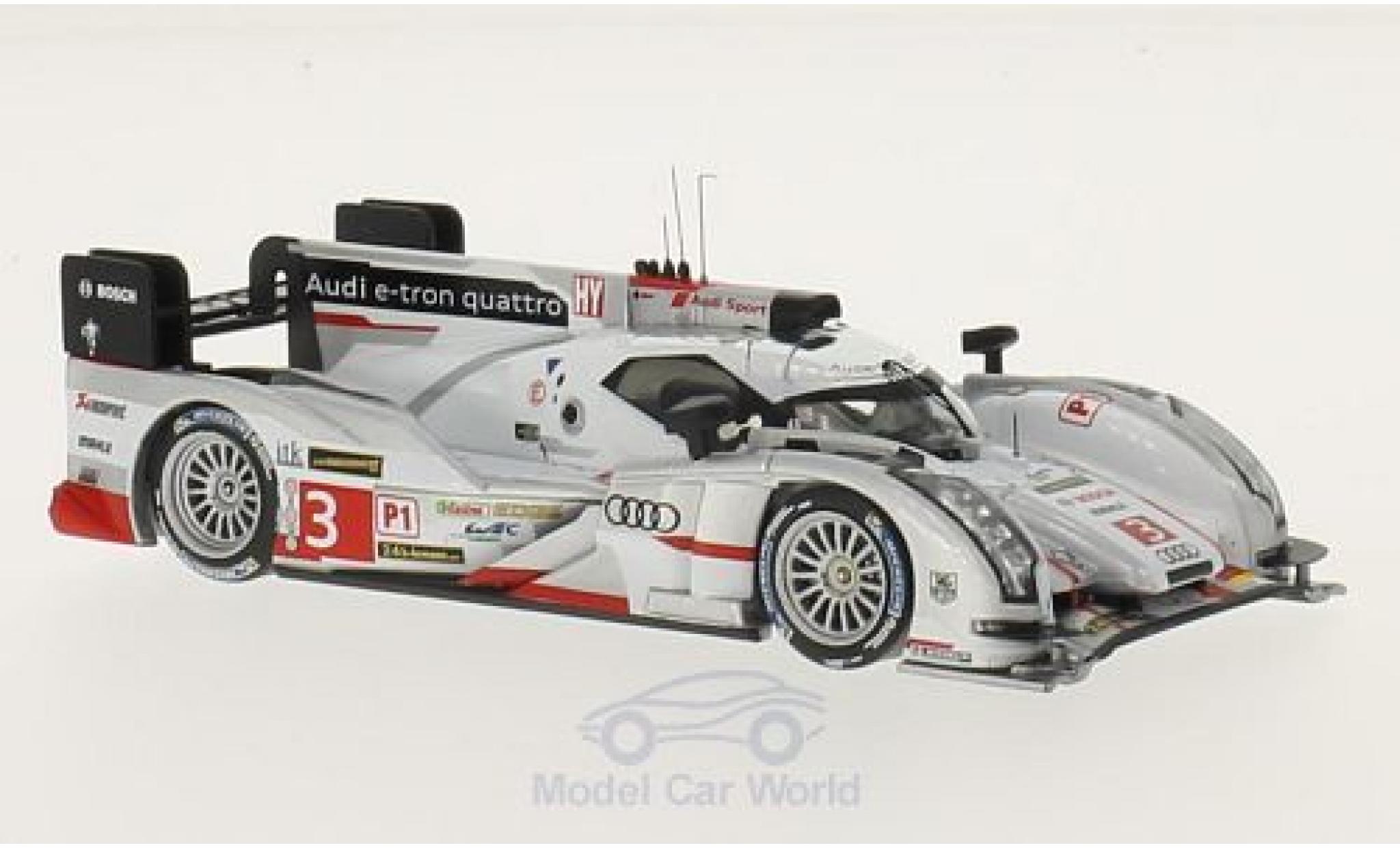 Audi R18 1/43 IXO E-Tron quattro No.3 24h Le Mans 2013 L.Di Grassi/M.Gene/O.Jarvis modelauto