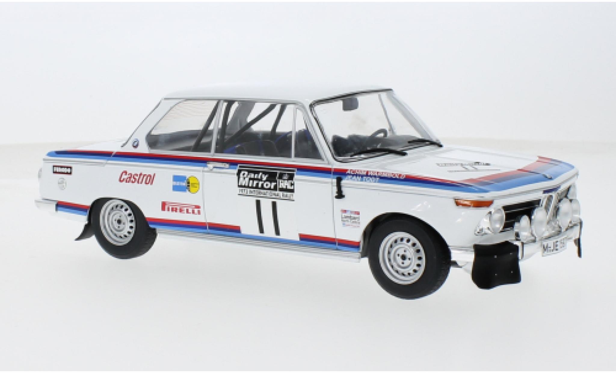 Bmw 2002 1/18 IXO No.11 RAC Rally 1973 1:18 modelauto