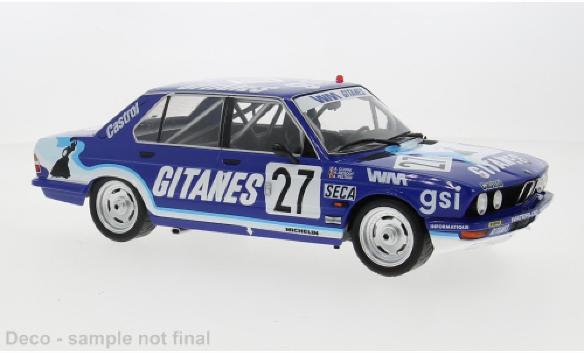Bmw 528 1/18 IXO i (E28) No.27 24h Spa 1982 1:18 modelauto