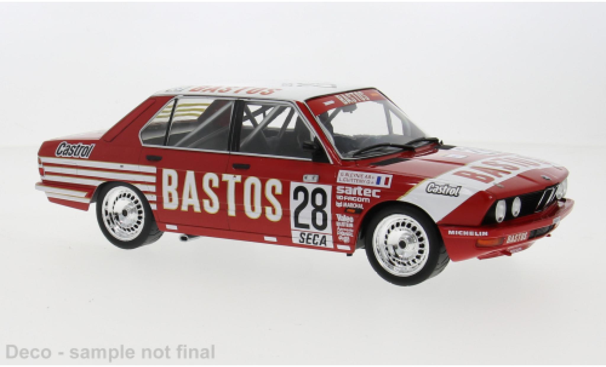 Bmw 528 1/18 IXO i (E28) No.28 24h Spa 1982 1:18 modelauto