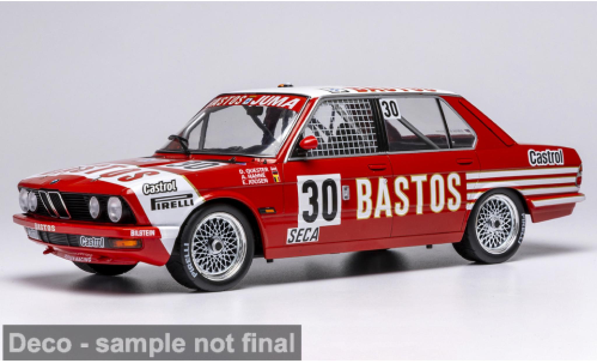 Bmw 528 1/18 IXO i (E28) No.30 24h Spa 1982 1:18 modelauto