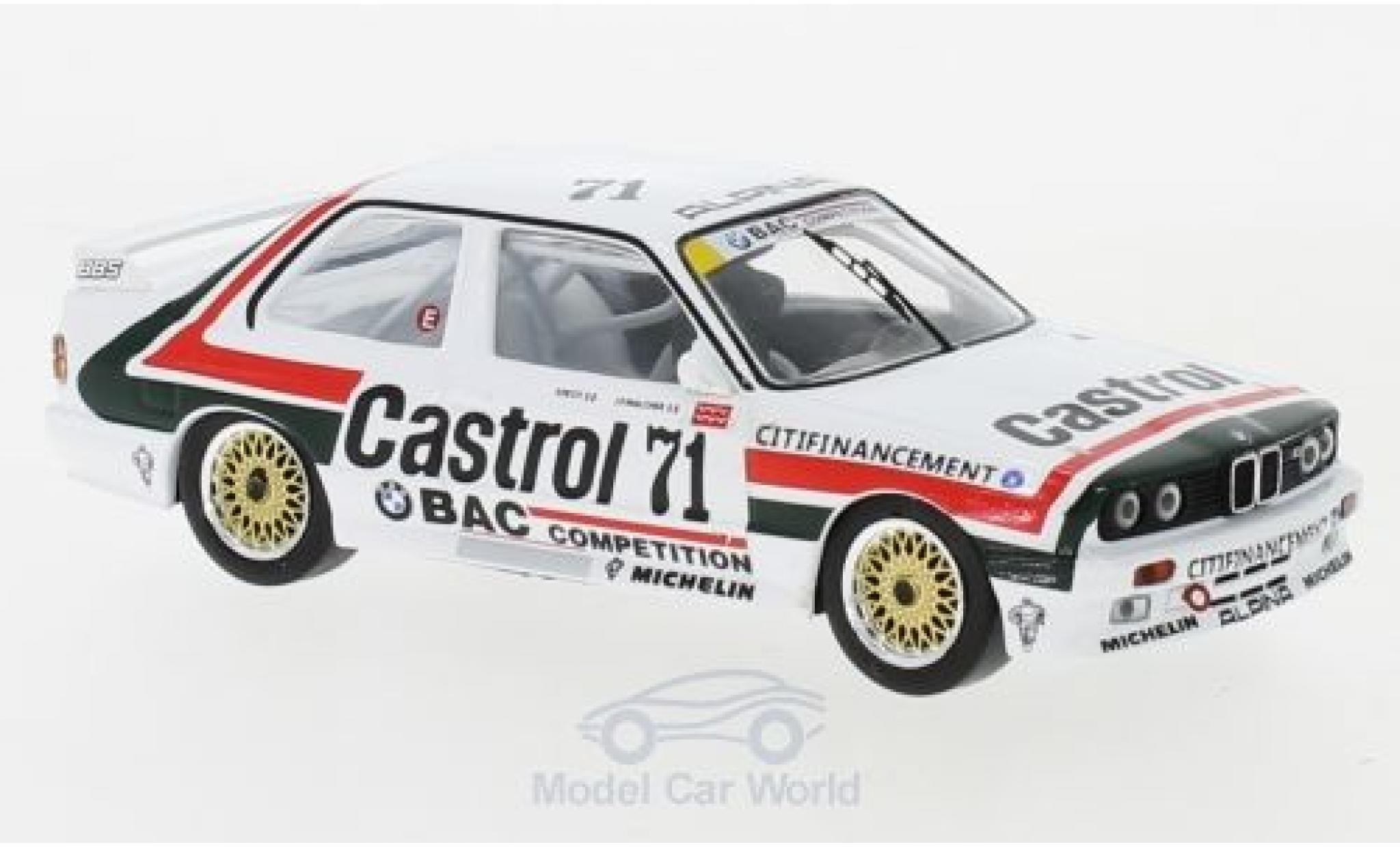 Bmw M3 1/43 IXO (E30) No.71 Castrol ETCC 1988 J.P.Malcher/P.Petit modelauto