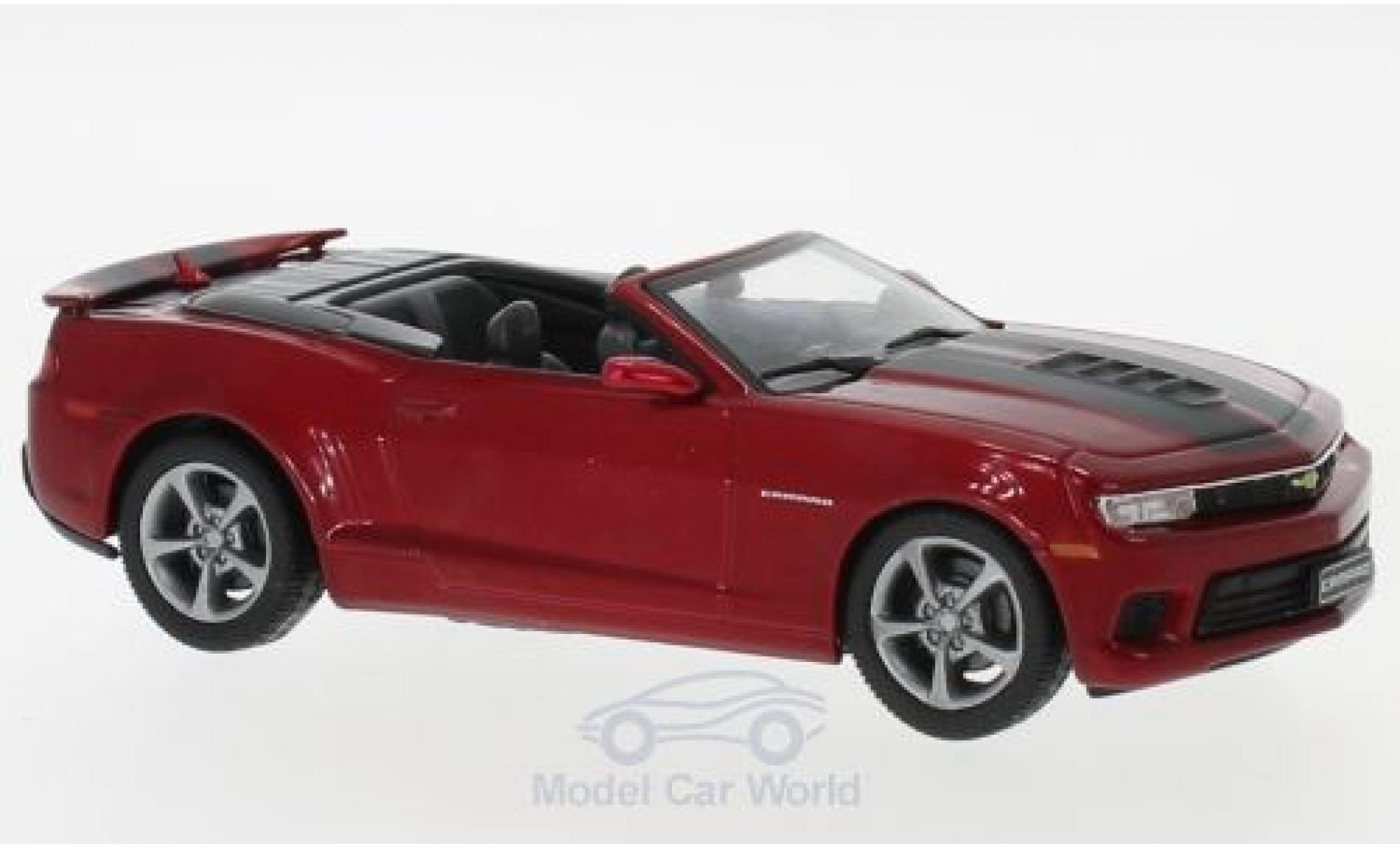 Chevrolet Camaro 1/43 IXO Cabriolet metallic rood 2014 modelauto