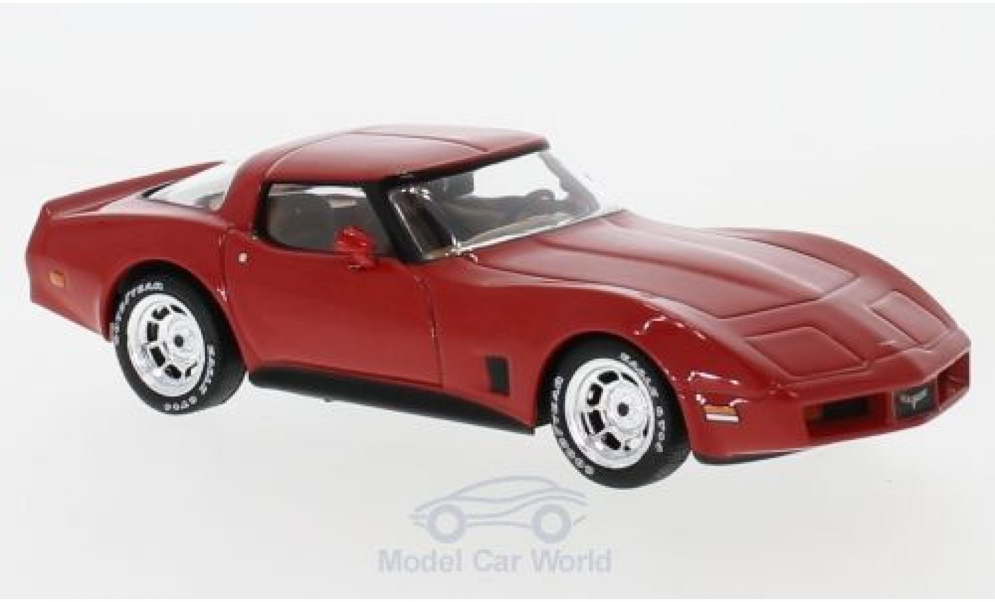 Chevrolet Corvette 1/43 IXO C3 rood 1980 modelauto