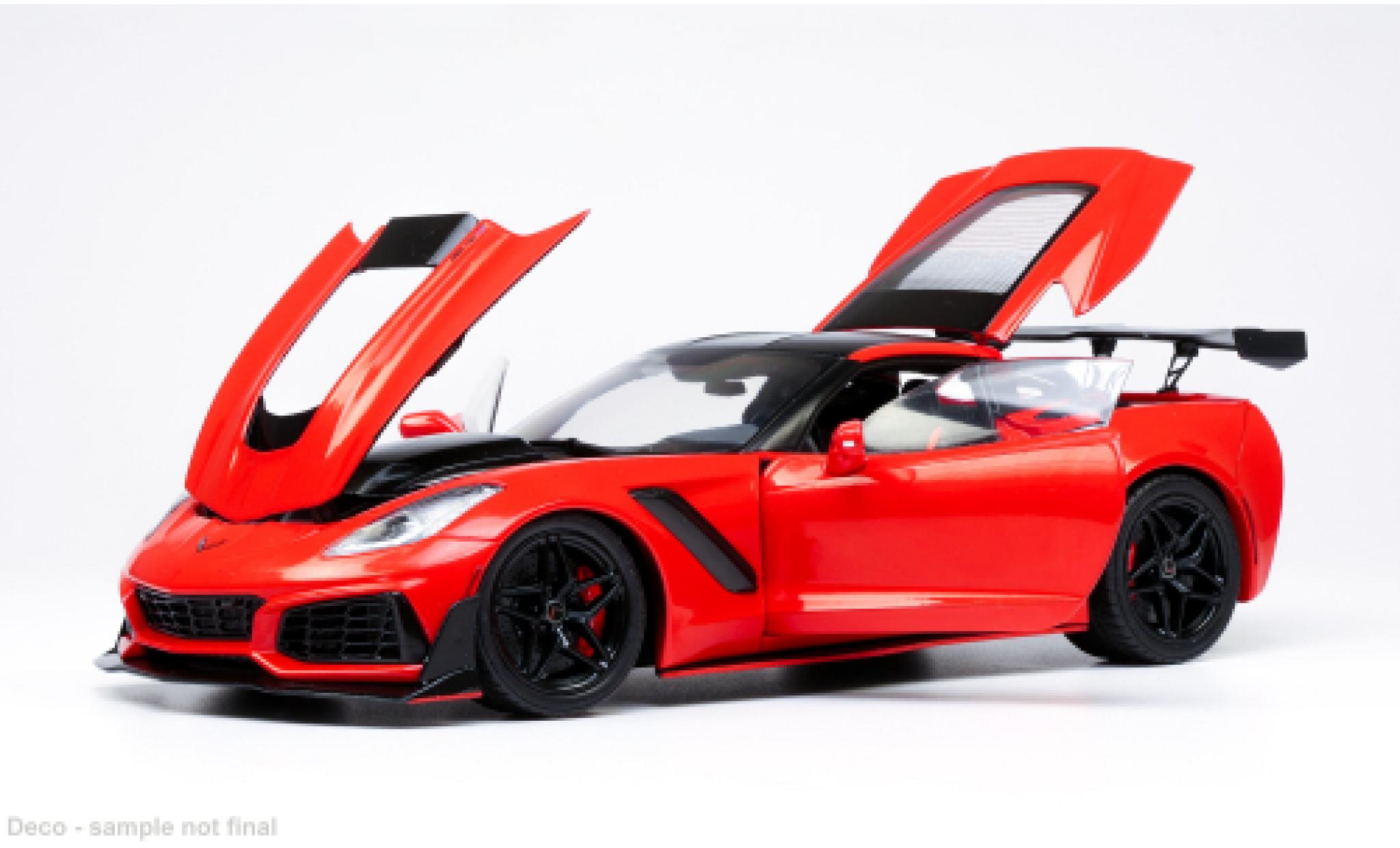 Chevrolet Corvette 1/18 IXO C7 ZR1 rood 2019 1:18 modelauto