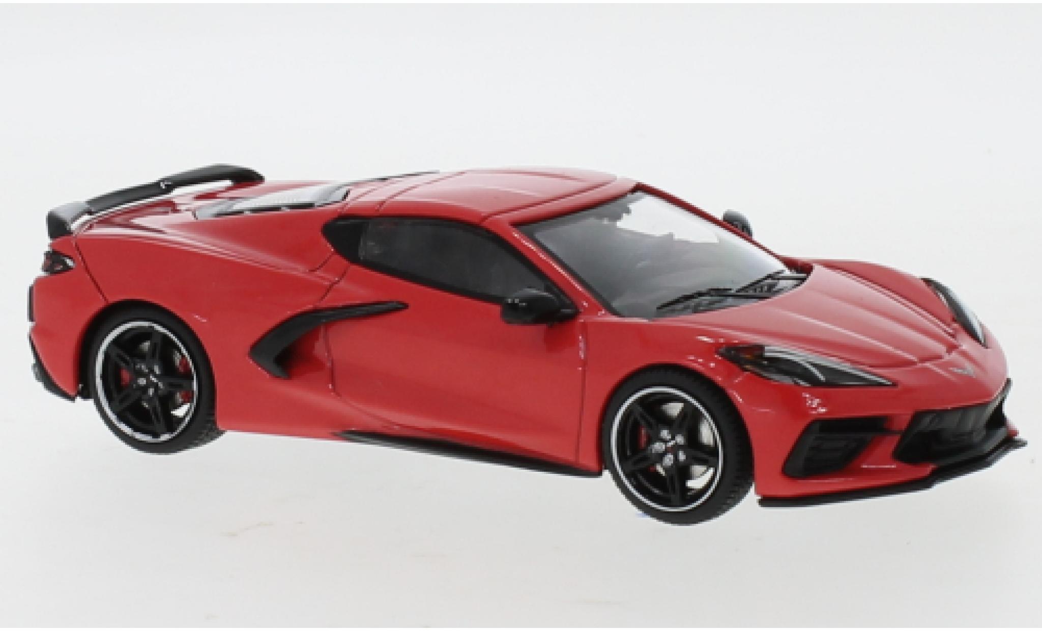 Chevrolet Corvette 1/43 IXO C8 rood 2020 modelauto