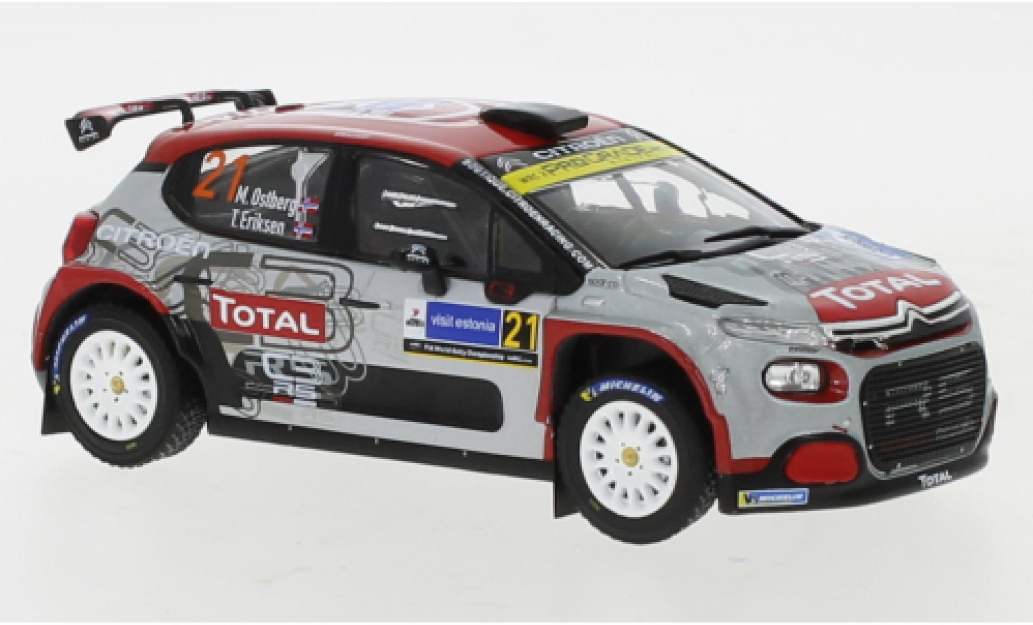 Citroen C3 1/43 IXO R5 No.21 Rallye WM Rallye Estonia 2020 M.Ostberg/T.Eriksen modelauto