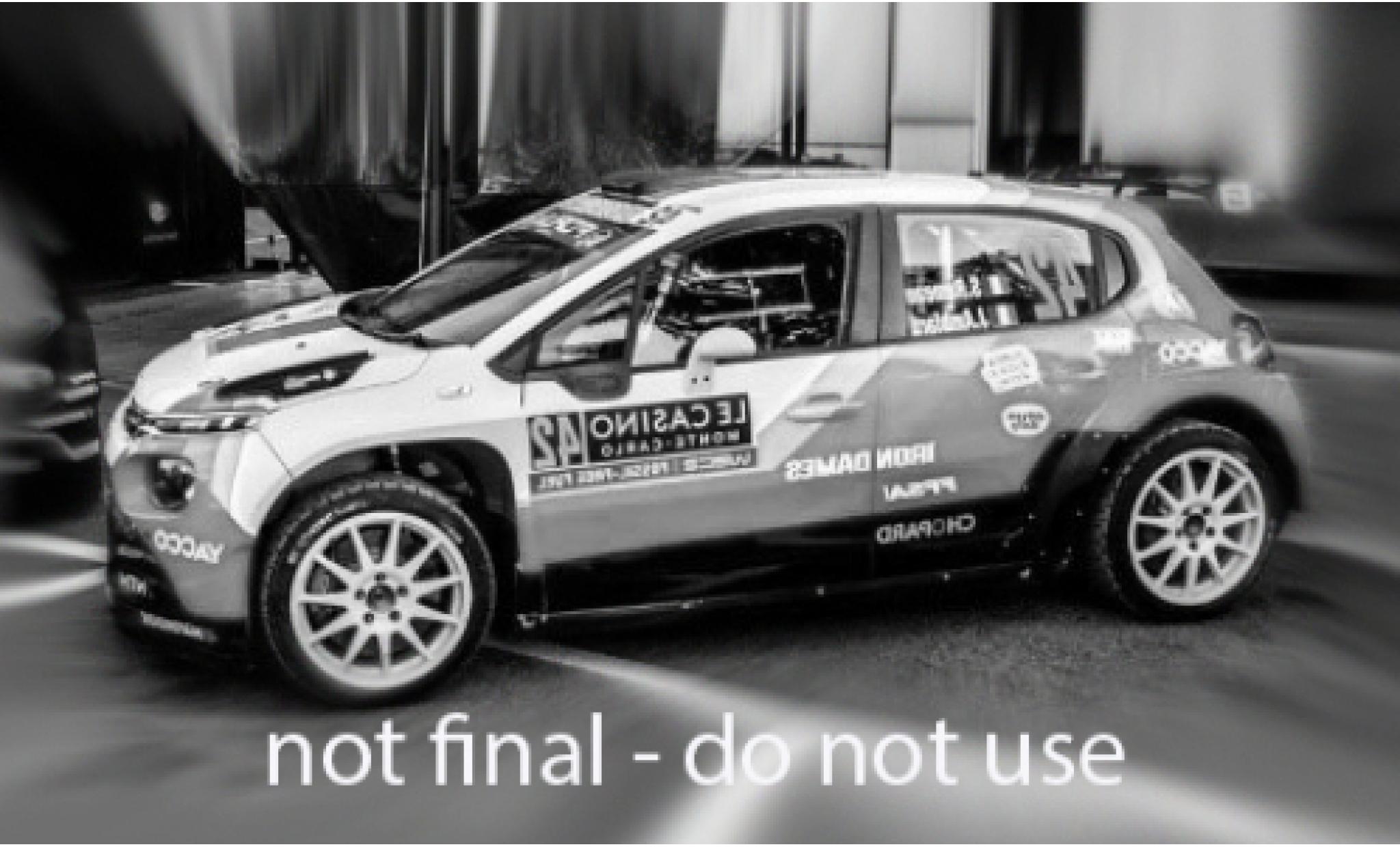 Citroen C3 1/43 IXO Rally2 WRC Rally Monte Carlo 2025 #42 1:43 modelauto