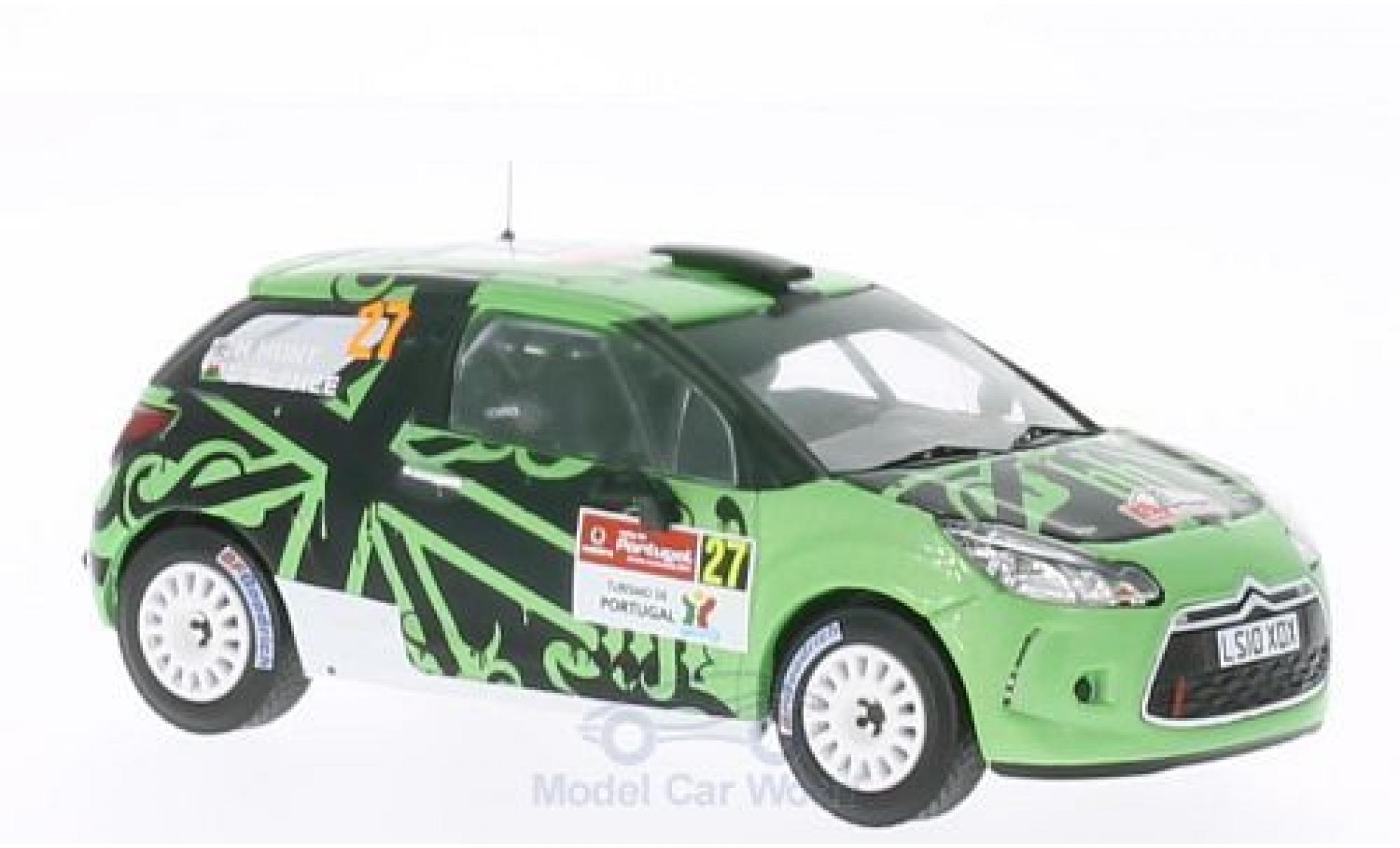 DS Automobiles DS3 R3 1/43 IXO Citroen R3 No.27 Rallye Portugal 2011 modelauto