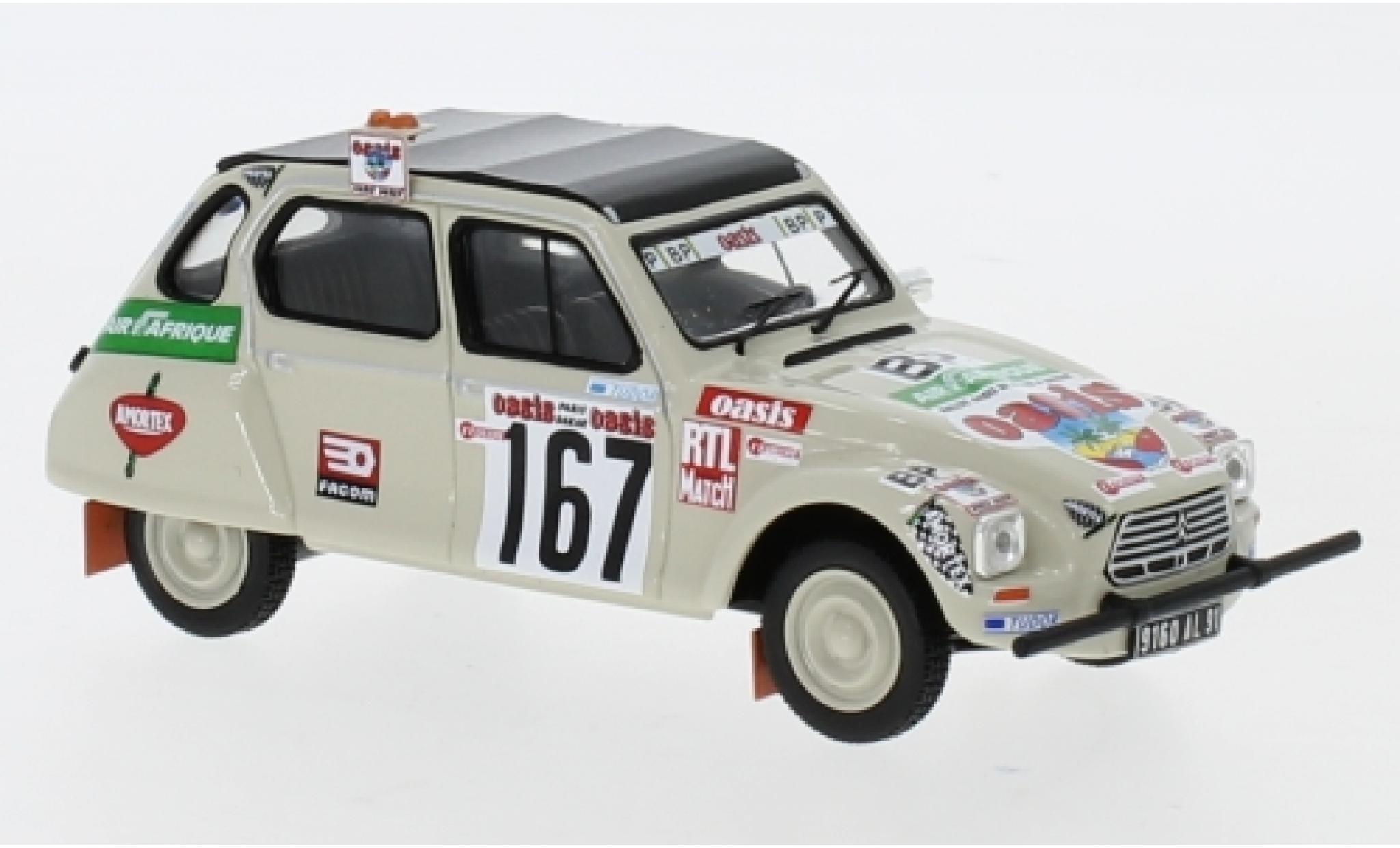 Citroen Dyane 1/43 IXO No.167 Rally Paris Dakar 1979 C.Sandron/P.Alberto modelauto