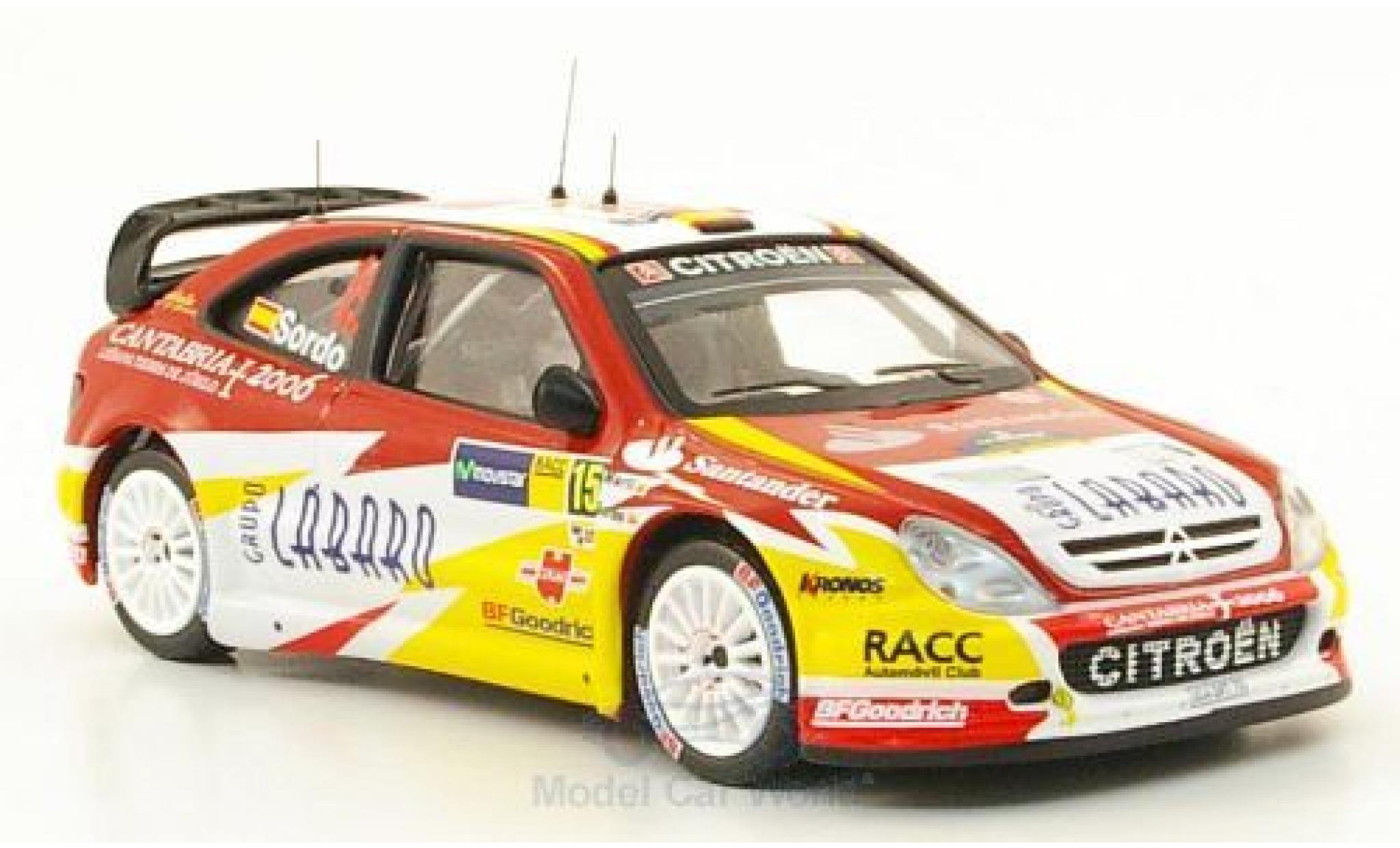 Citroen Xsara 1/43 IXO WRC No.15 Rallye Catalunya 2006 D.Sordo/M.Marti modelauto