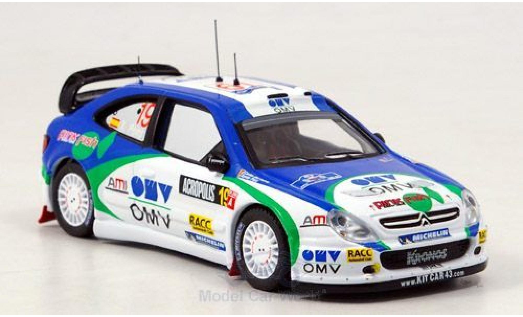 Citroen Xsara 1/43 IXO WRC No.19 Rallye Acropolis 2005 Pons/del Barrio modelauto