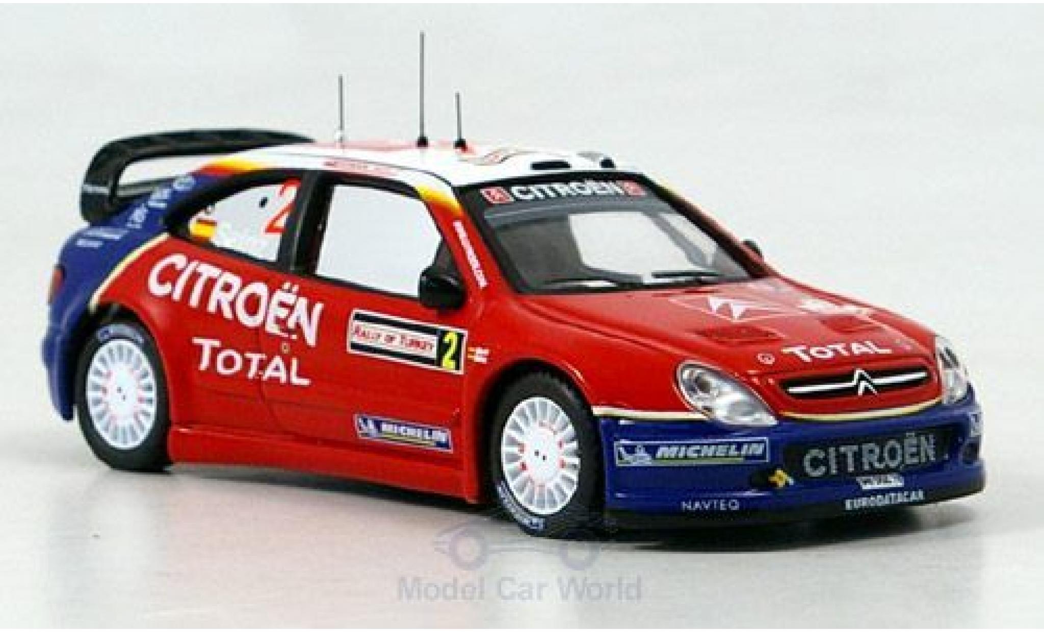 Citroen Xsara 1/43 IXO WRC No.2 Rallye WM Rally T&uuml;rkei 2005 C.Sainz/L.Moya modelauto