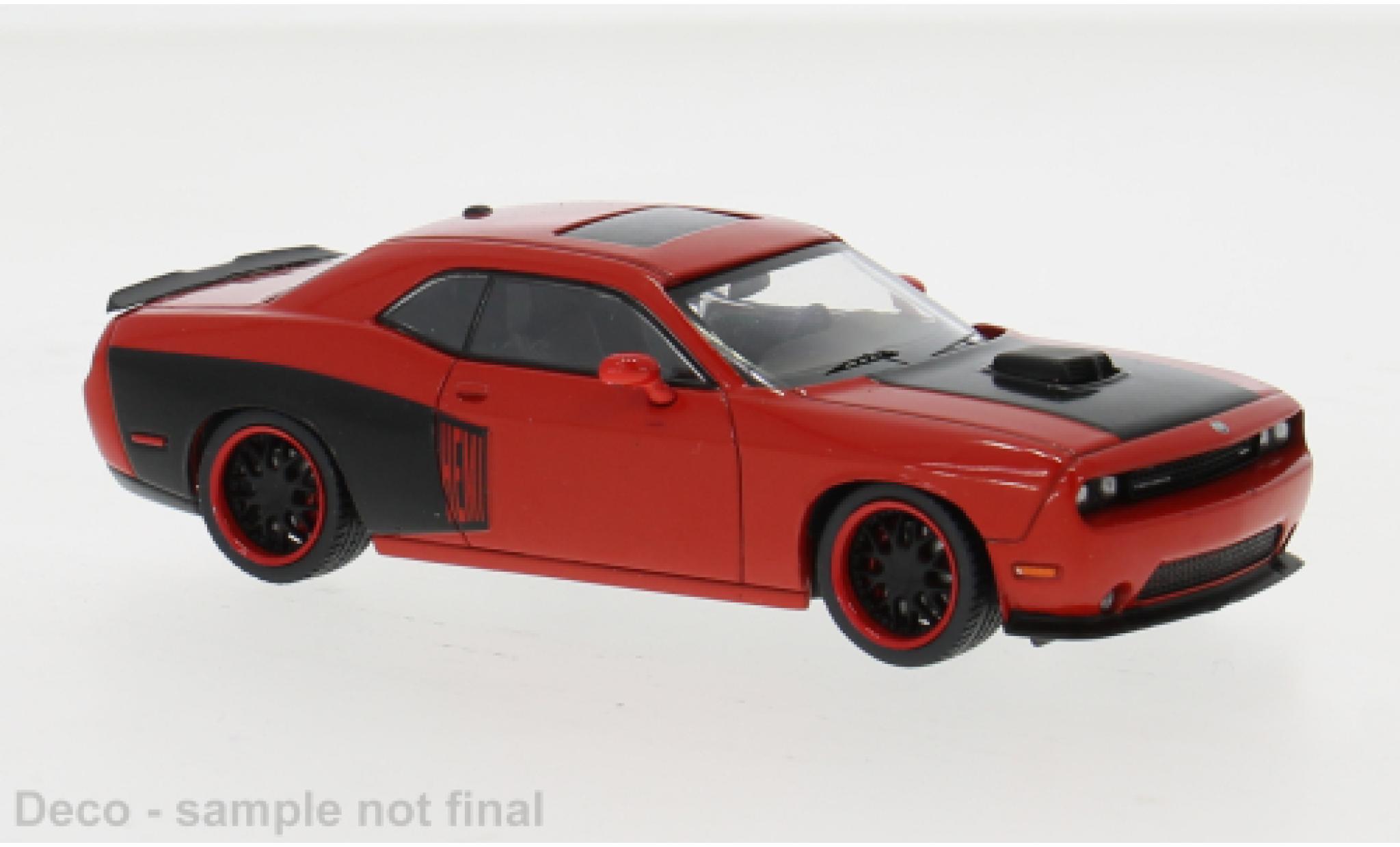 Dodge Challenger 1/43 IXO SRT8 rood 2009 1:43 modelauto