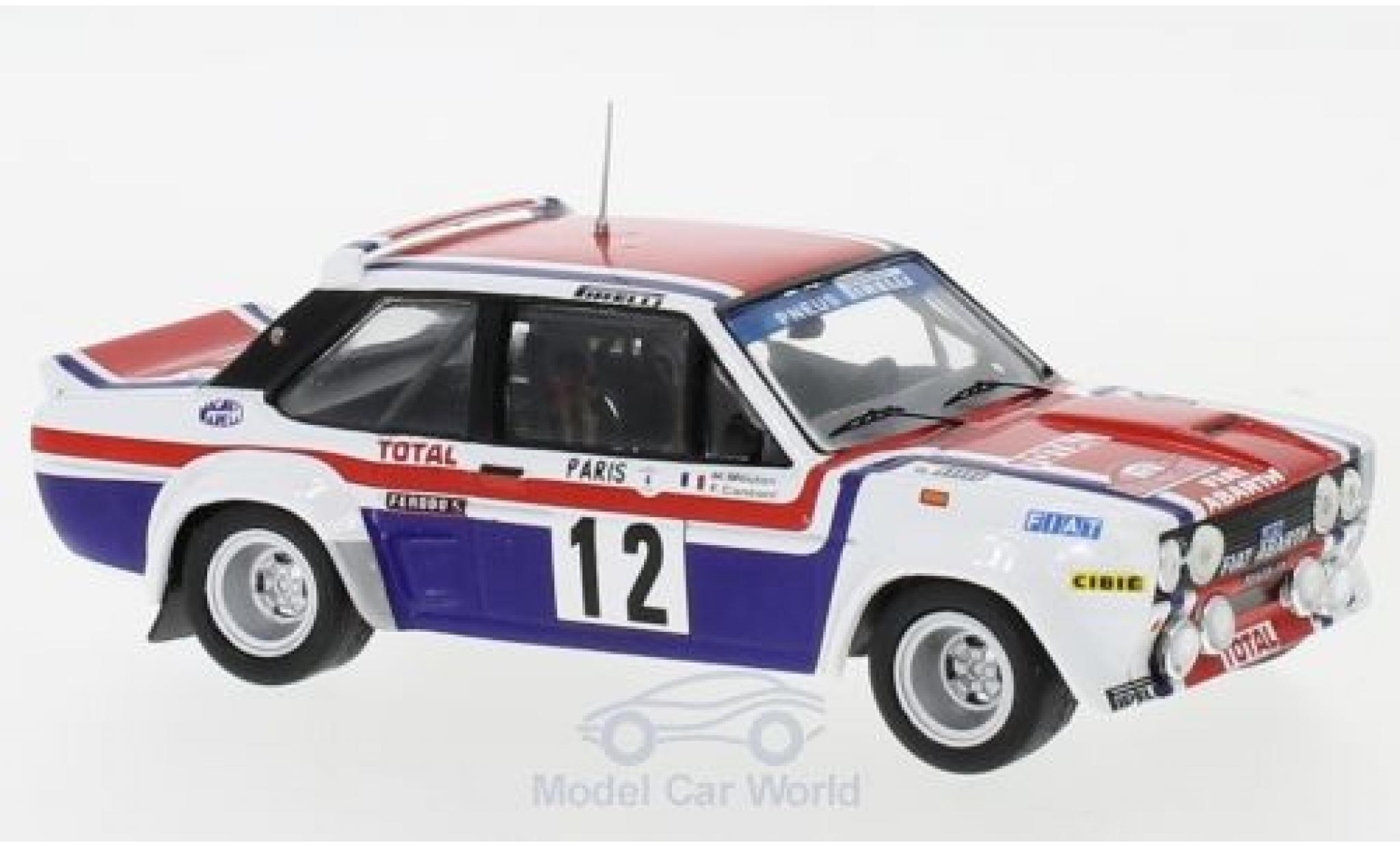 Fiat 131 1/43 IXO Abarth No.12 Rallye WM Rallye Monte Carlo 1979 M.Mouton/F.Conconi modelauto