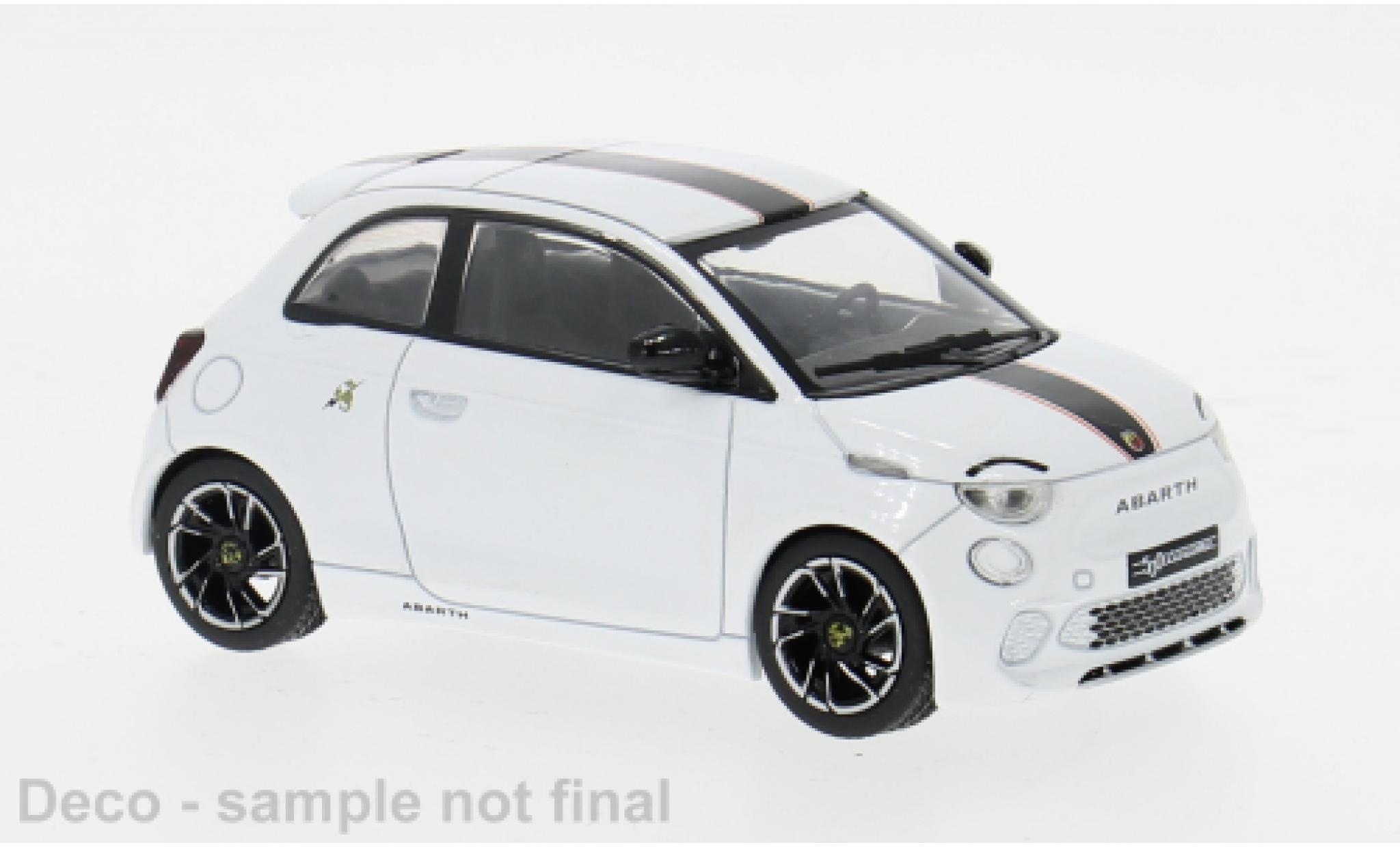 Fiat 500 1/43 IXO e Abarth wit 2024 1:43 modelauto