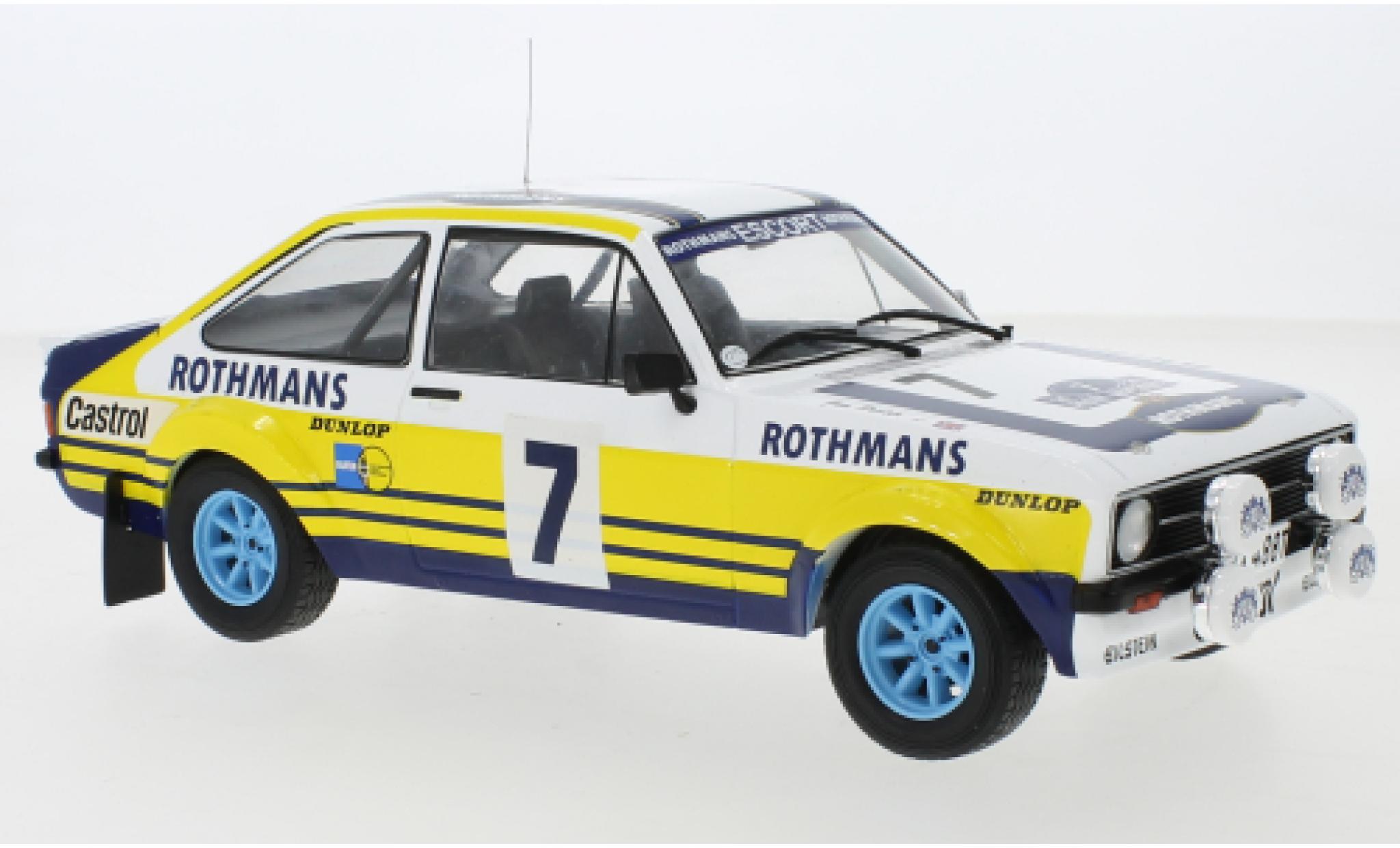 Ford Escort 1/18 IXO MK II RS 1800 No.7 Rallye Acropolis 1979 R.Clark/J.Porter modelauto