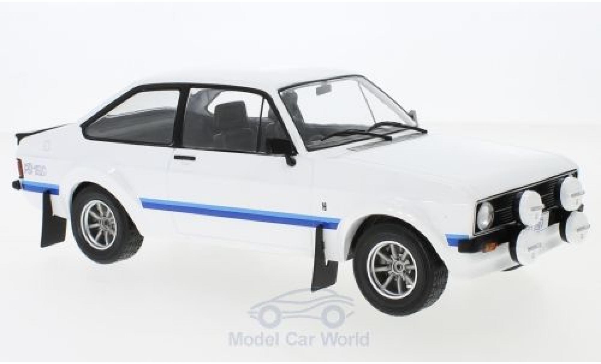 Ford Escort 1/18 IXO MK II RS 1800 wit RHD 1977 modelauto