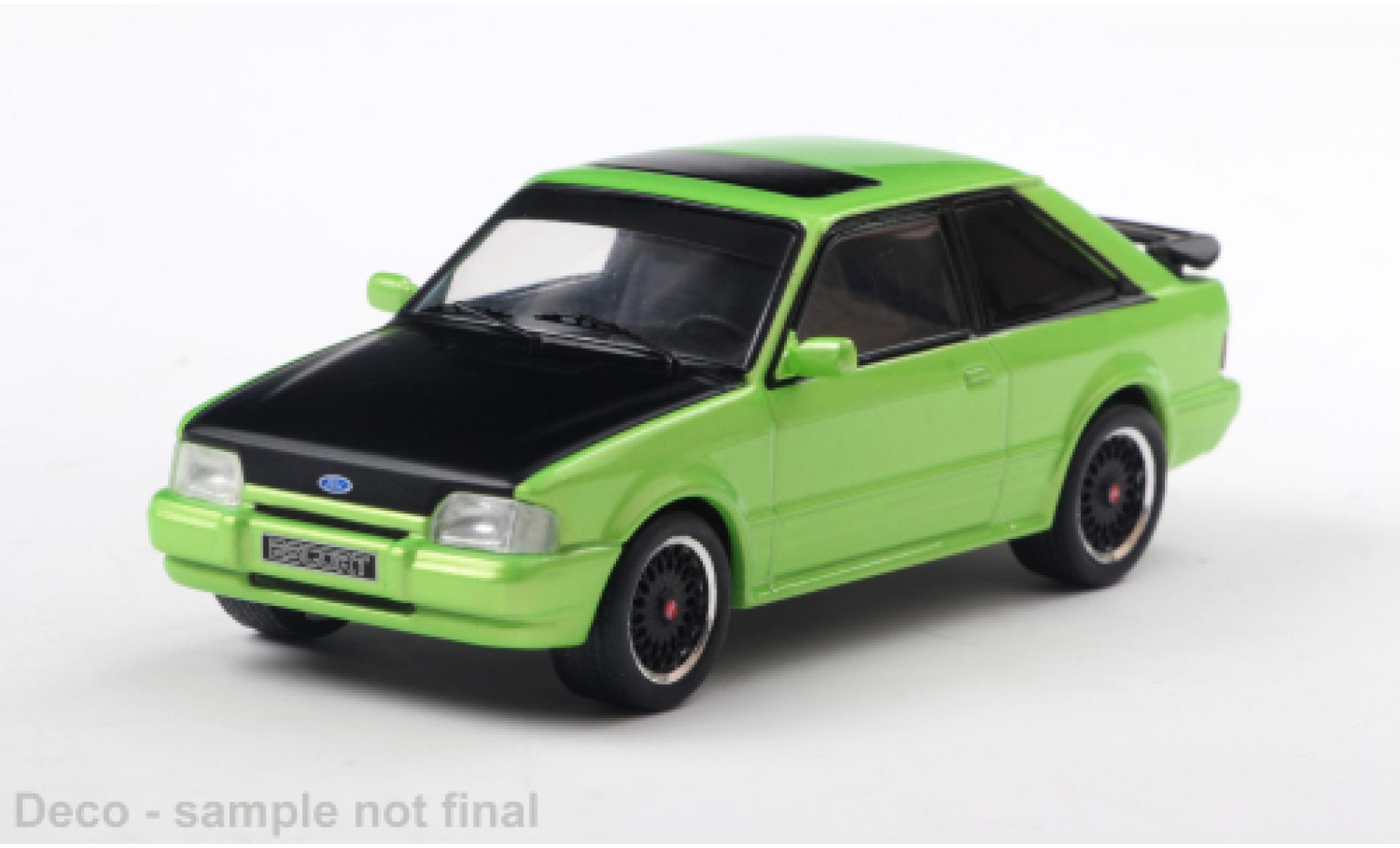 Ford Escort 1/43 IXO MK IV XR3 metallic groen 1990 1:43 modelauto