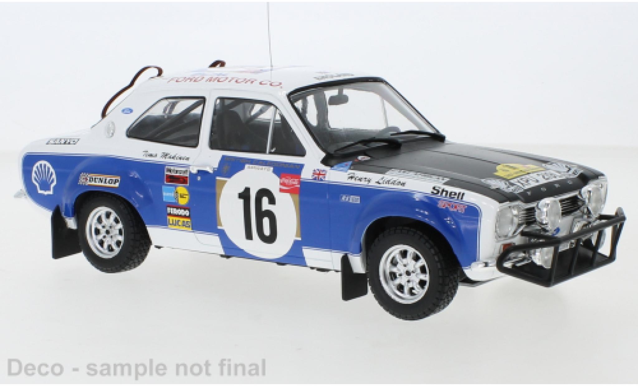 Ford Escort 1/18 IXO MkI RS 1600 No.16 Safari Rally 1973 T.M&auml;kinen/H.Liddon modelauto