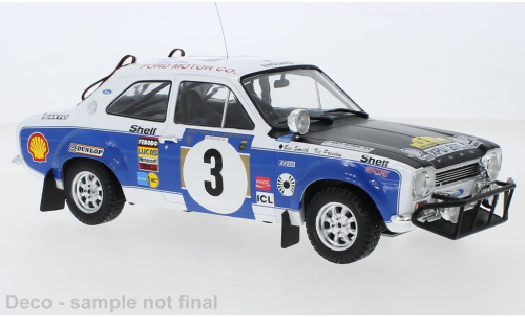 Ford Escort 1/18 IXO MkI RS 1600 RHD No.3 Safari Rally 1973 V.Preston Jr./B.Smith modelauto