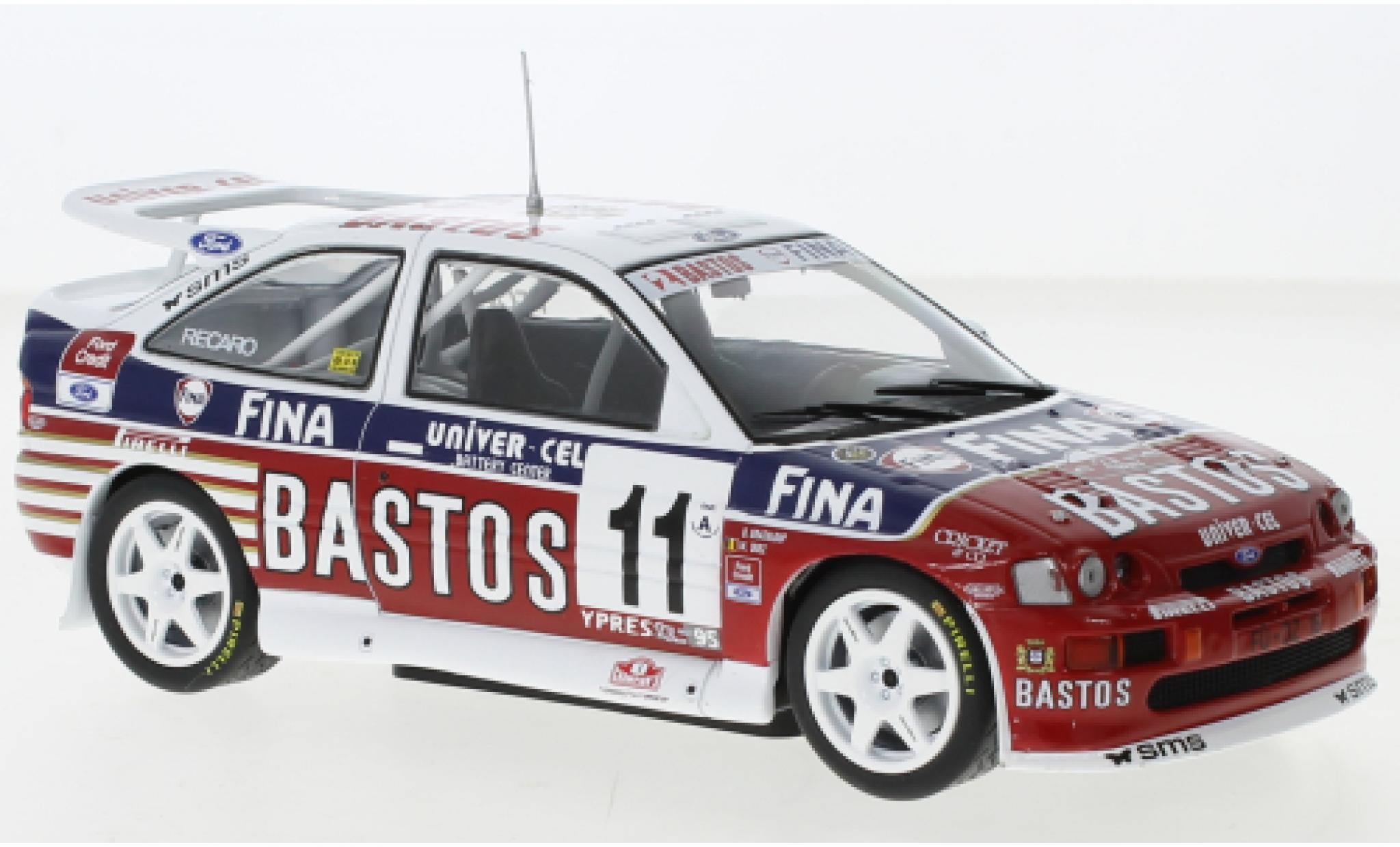 Ford Escort 1/24 IXO RS Cosworth No.11 Bastos 24h Ypres 1995 1:24 modelauto