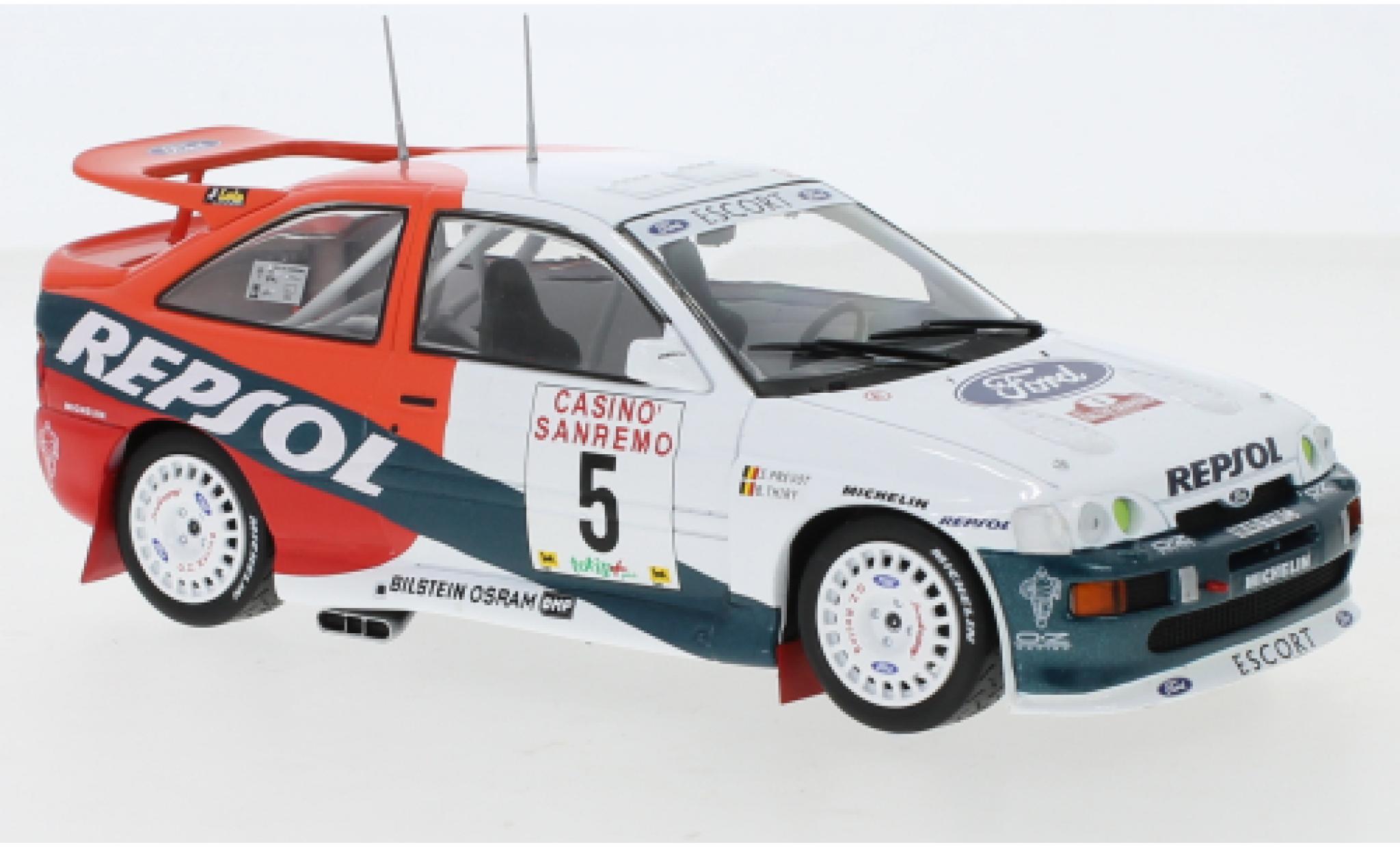 Ford Escort 1/24 IXO RS Cosworth No.5 Repsol Rallye WM Rallye San Remo 1996 B.Thiry/S.Prevot modelauto