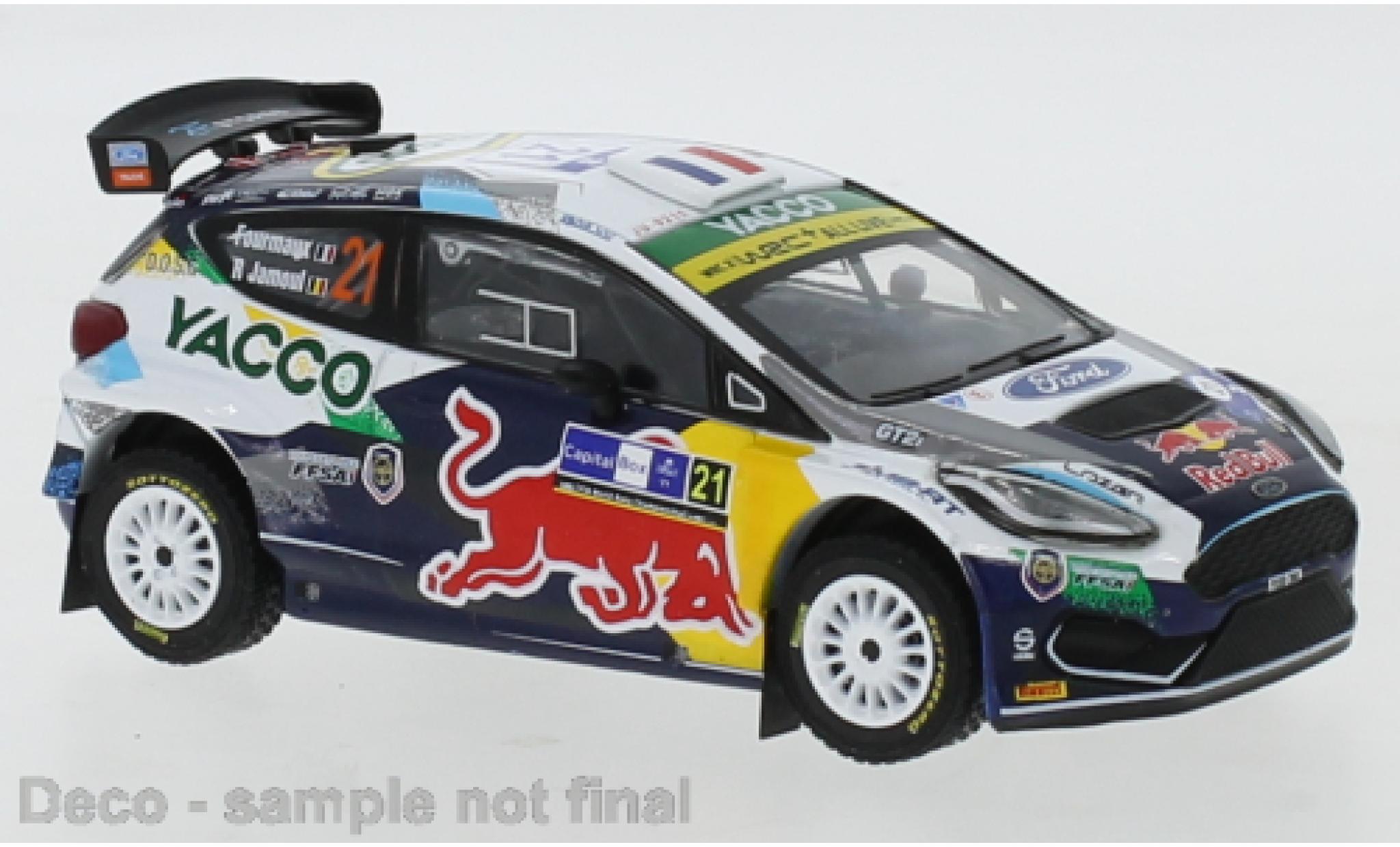 Ford Fiesta 1/43 IXO R5 MkII No.21 Arctic Rally Finland 2021 A.Fourmaux/R.Jamoul modelauto