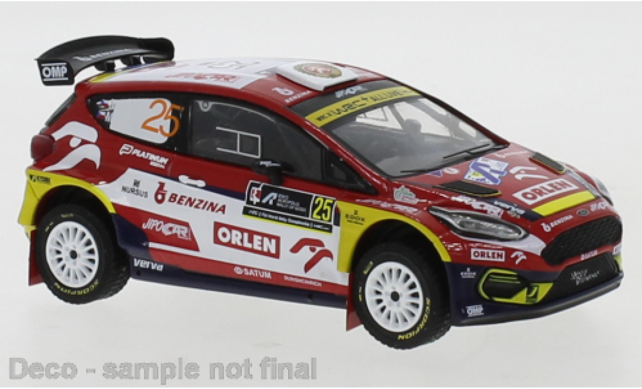 Ford Fiesta 1/43 IXO R5 MkII No.25 Orlen Rally Acropolis 2021 M.Prokop/M.Ernst modelauto