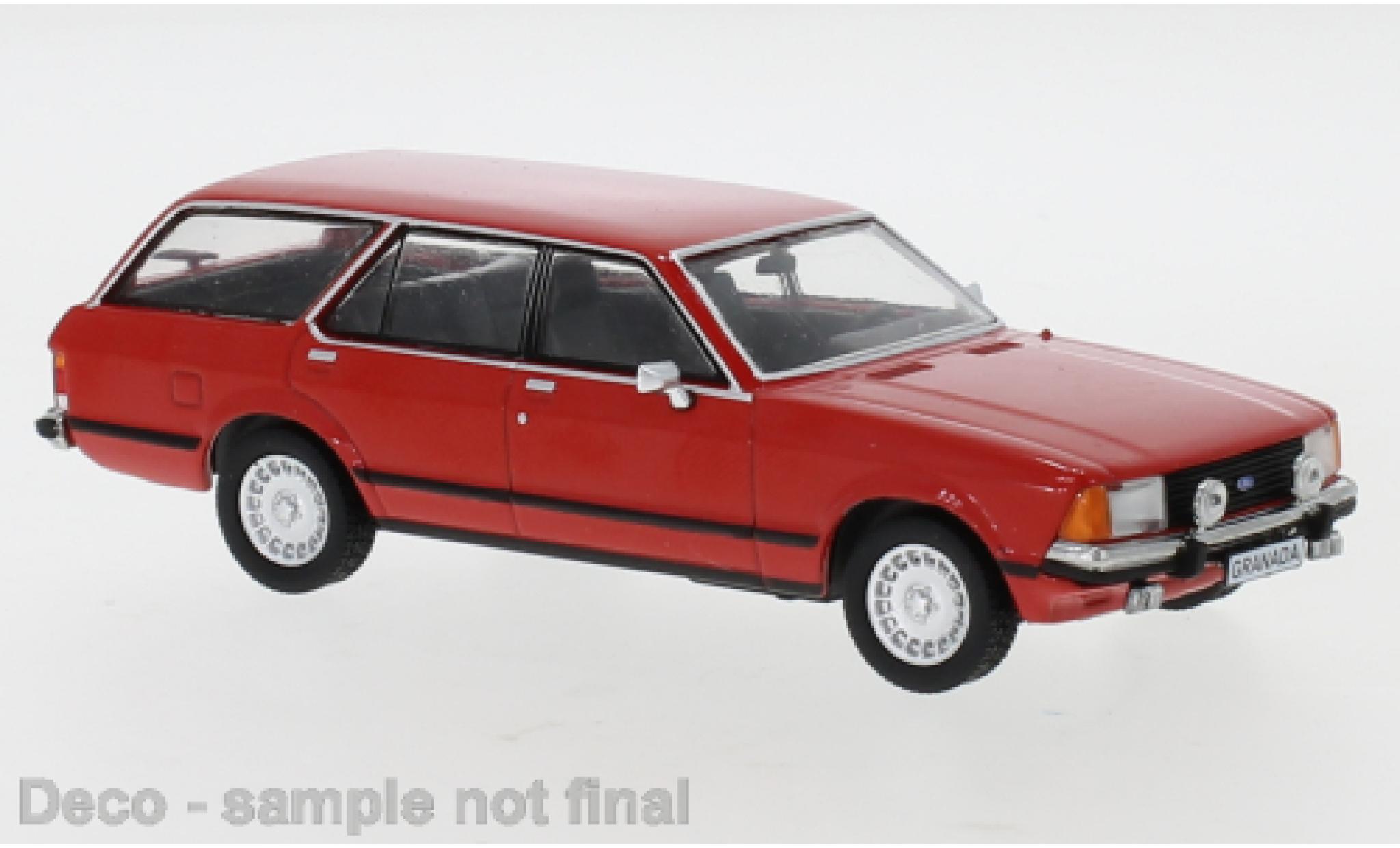 Ford Granada 1/43 IXO MK II Turnier 2.8i GL rood 1978 modelauto