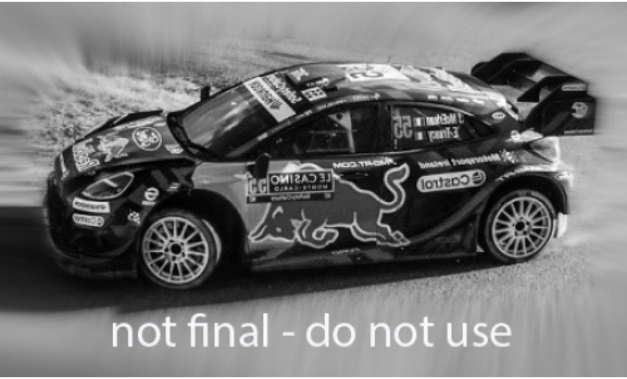 Ford Puma 1/18 IXO Rally1 WRC Rally Monte Carlo 2025 #55 1:18 modelauto