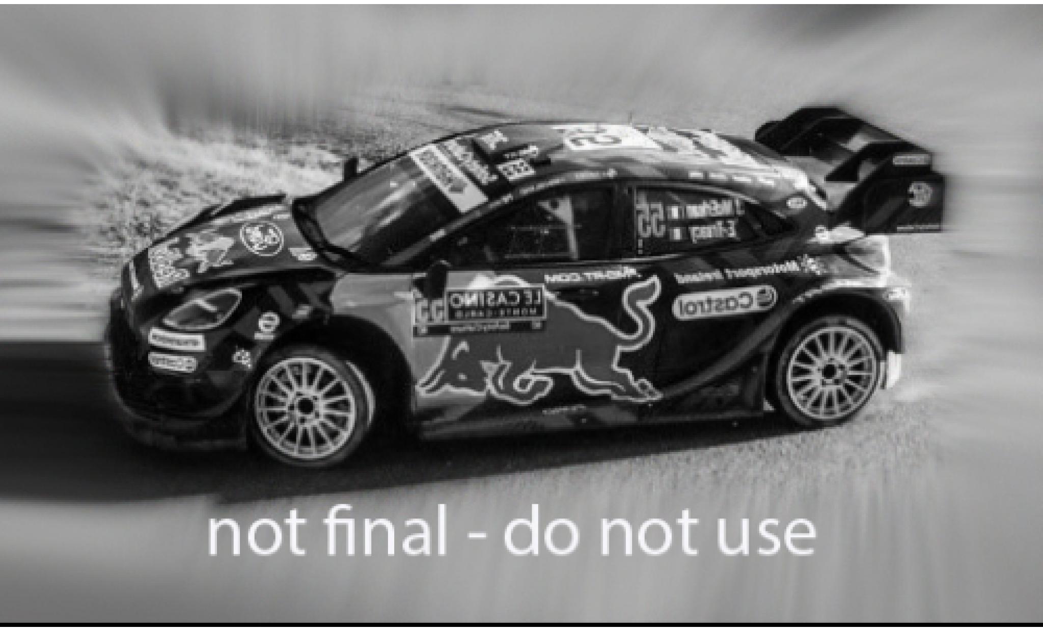 Ford Puma 1/43 IXO Rally1 WRC Rally Monte Carlo 2025 #55 1:43 modelauto