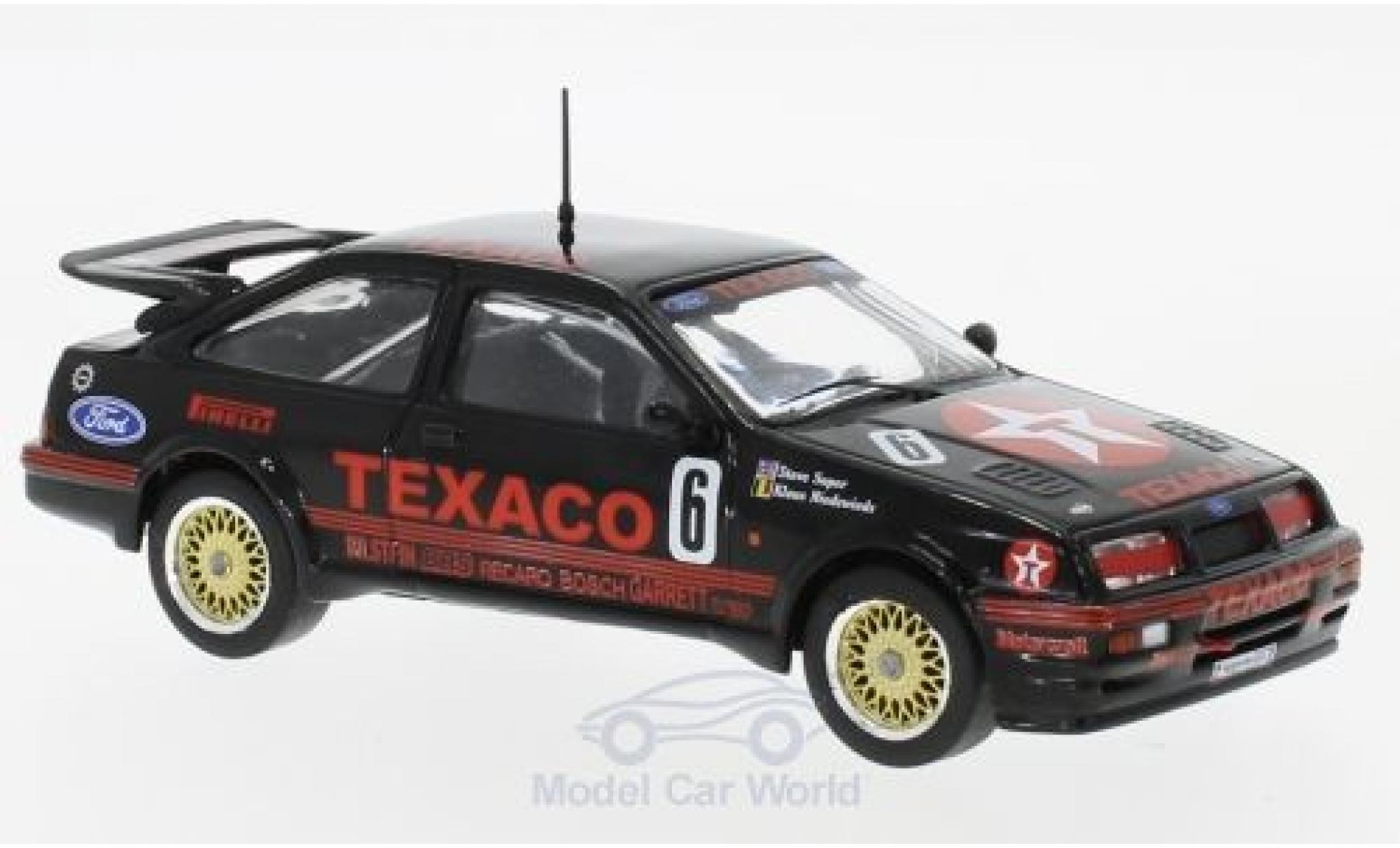 Ford Sierra Cosworth 1/43 IXO RS Cosworth No.6 Eggenberger Motorsport Texaco WTCC Dijon 1987 S.Soper/K.Niedzwiedz modelauto