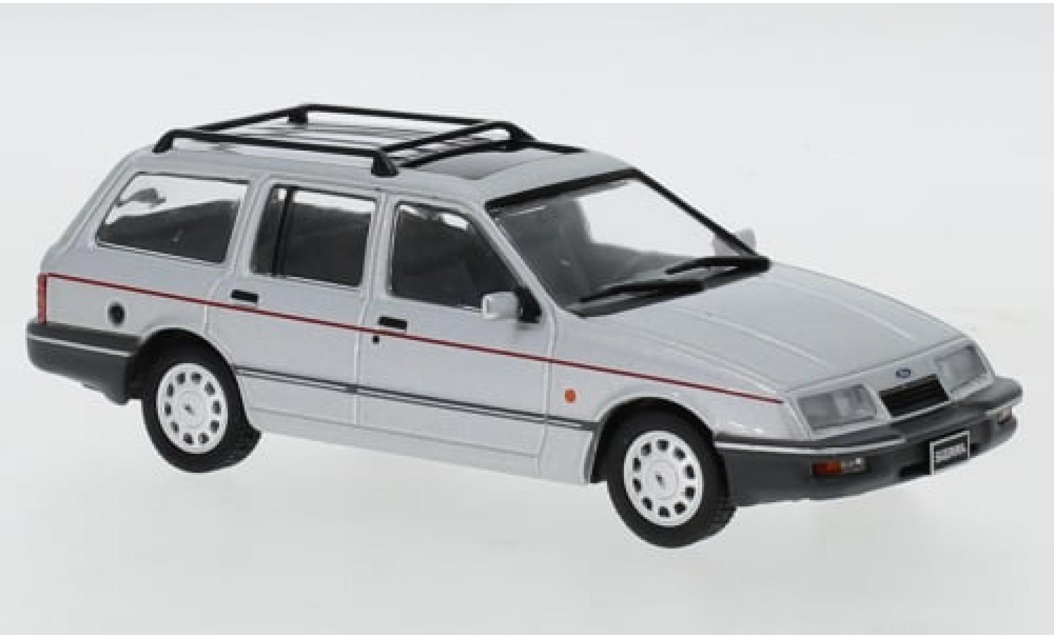 Ford Sierra 1/43 IXO Turnier Ghia grijs 1986 1:43 modelauto