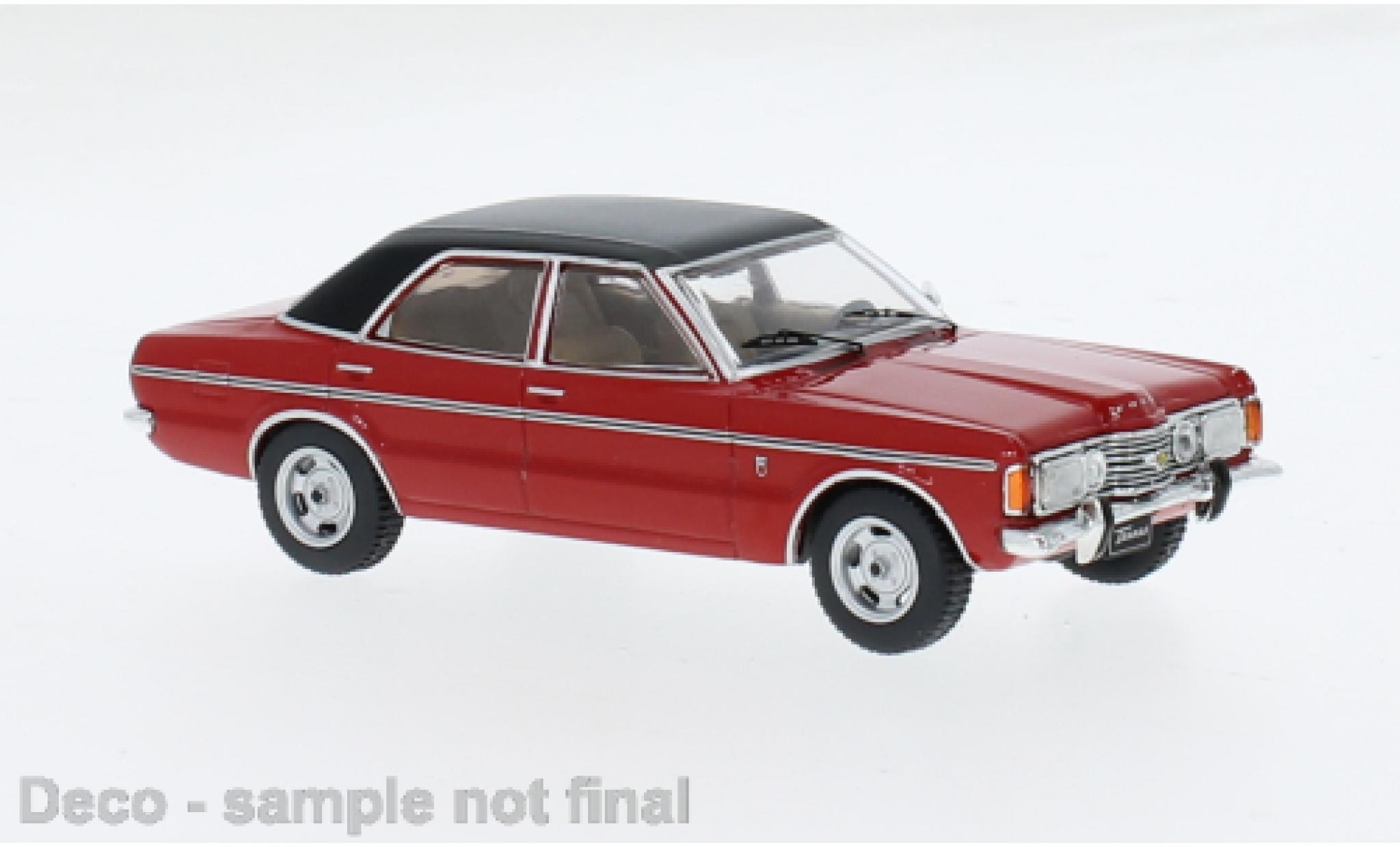 Ford Taunus 1/43 IXO GXL rood 1973 1:43 modelauto