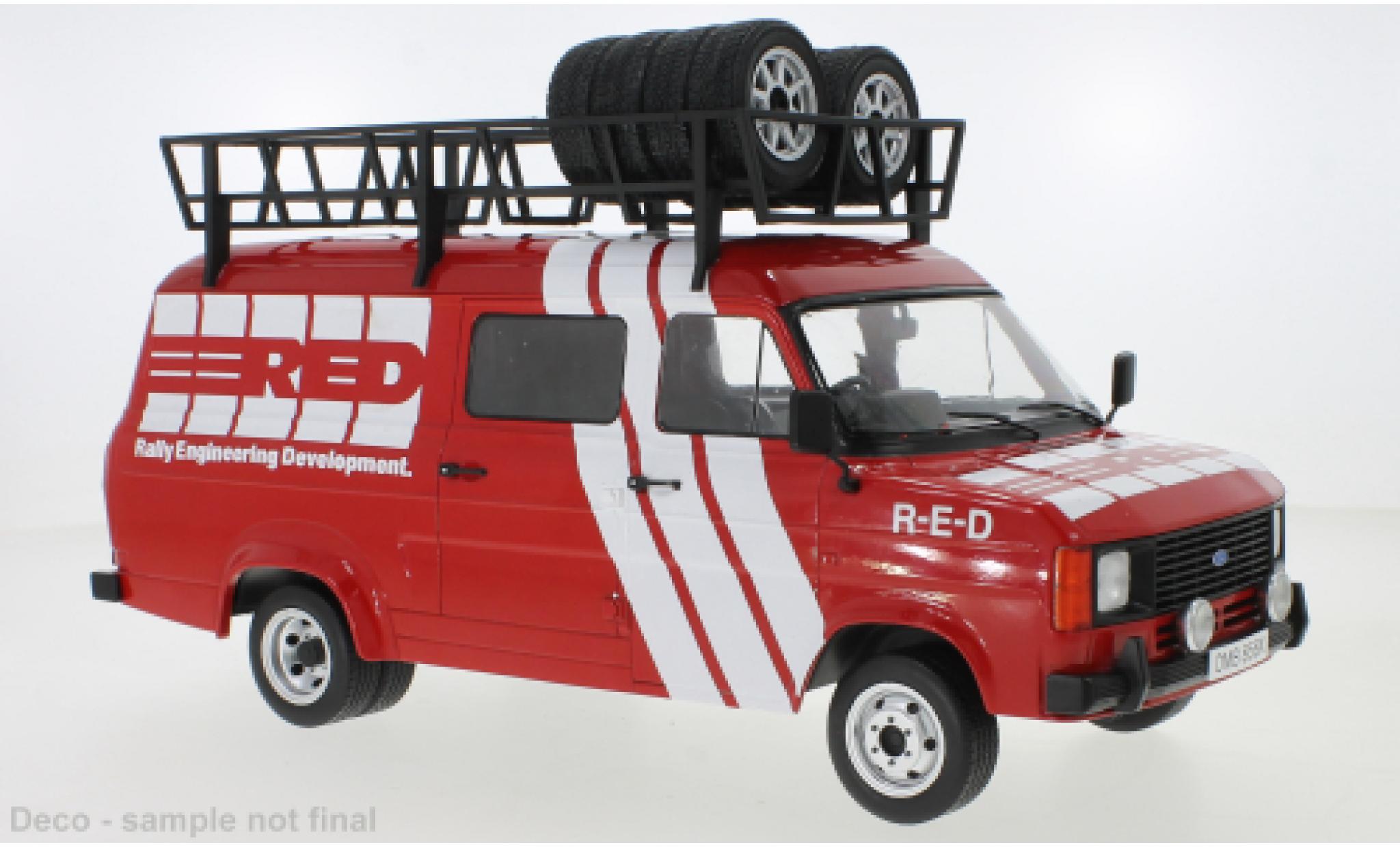 Ford Transit 1/18 IXO MK II R-E-D - Rally Engineering Development 1985 Assistance modelauto