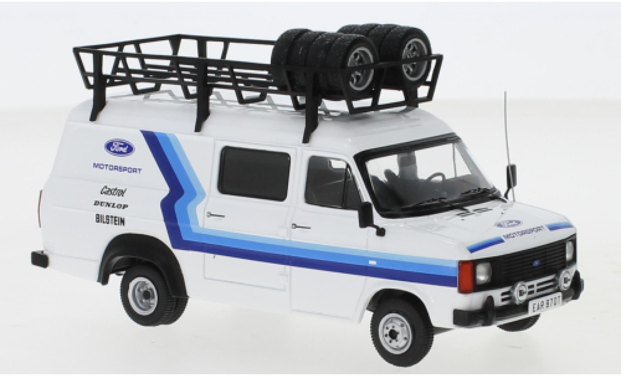 Ford Transit 1/43 IXO MK II Team Motorsport 1979 Assistance with roof rack modelauto